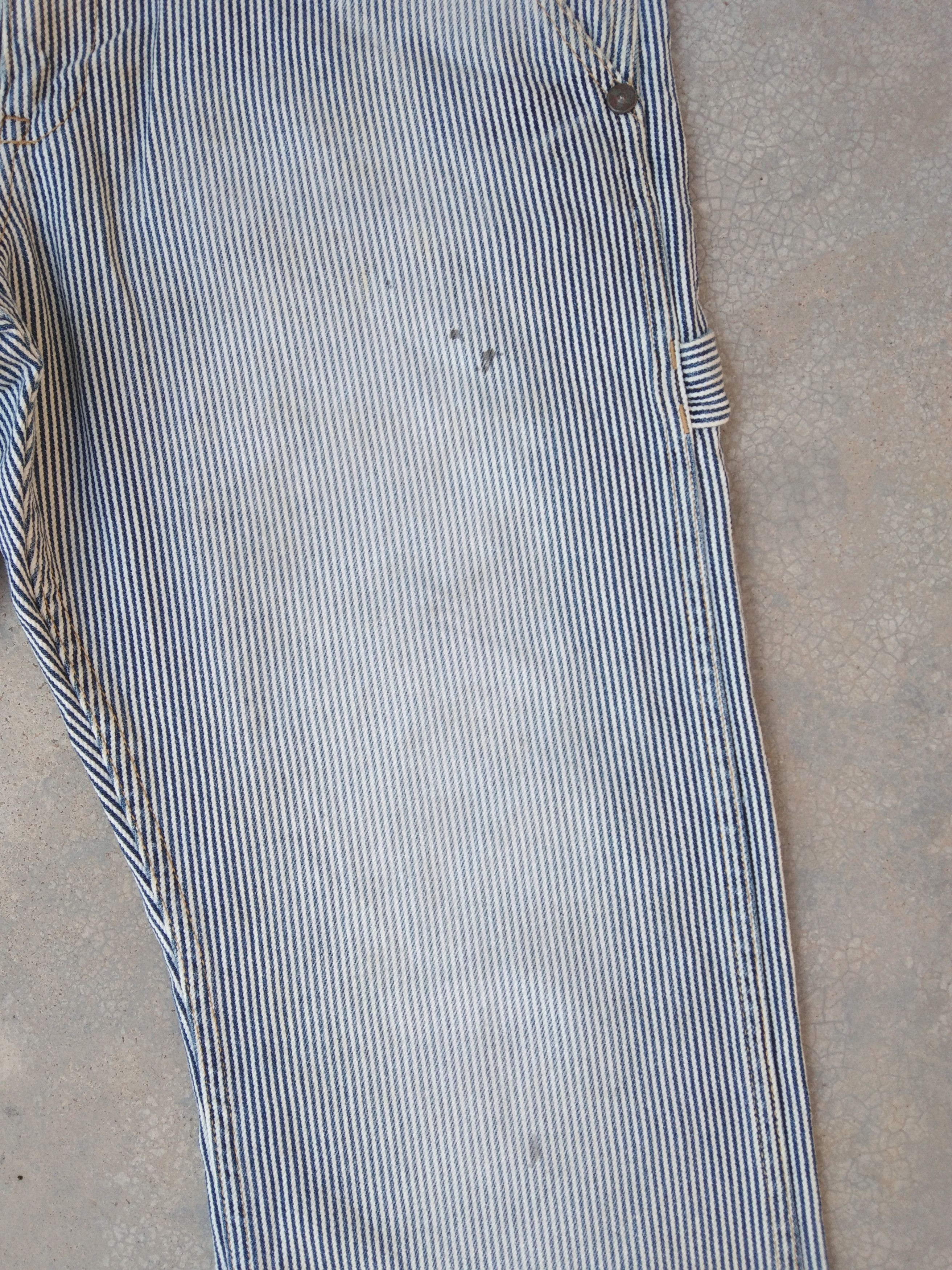 Japanese Brand Vintage Japanese Takeo Kikuchi Hickory Carpenter Jeans 32x30 Size US 32 / EU 48 - 7 Thumbnail