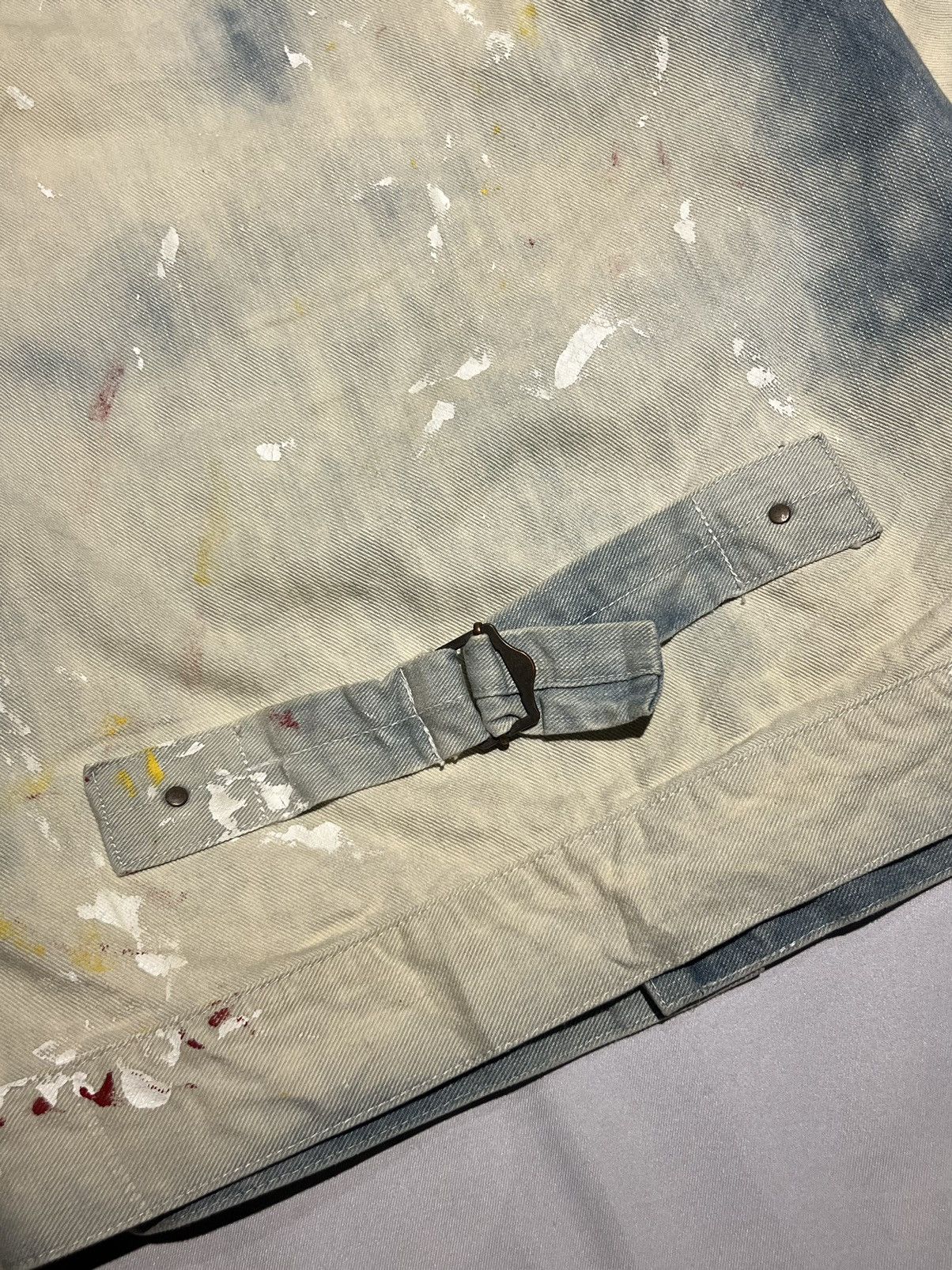 Japanese Brand × Zephyr JAPANESE BRAND, ZEPHYREN DENIM DISTRESSED JACKET Size US M / EU 48-50 / 2 - 9 Thumbnail