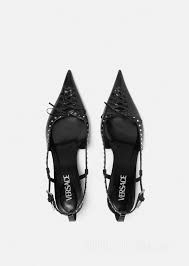 Versace VERSACE Dua Lipa - Black Leather Corset Kitten Heels Size US 9 / IT 39 - 5 Thumbnail