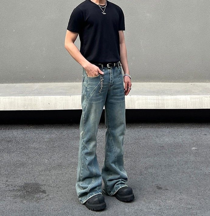 Jean Stacked Flare Jeans Size US 30 / EU 46 - 4 Thumbnail