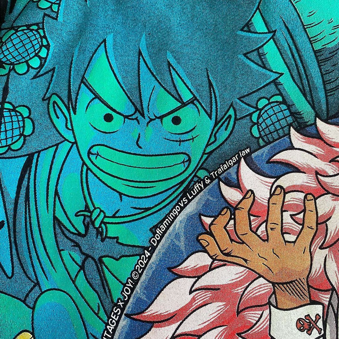 Anime × Japanese Brand One Piece 'SHICHIBUKAI' - DONQUIXOTE DOFLAMINGO Tee Size US XL / EU 56 / 4 - 7 Thumbnail