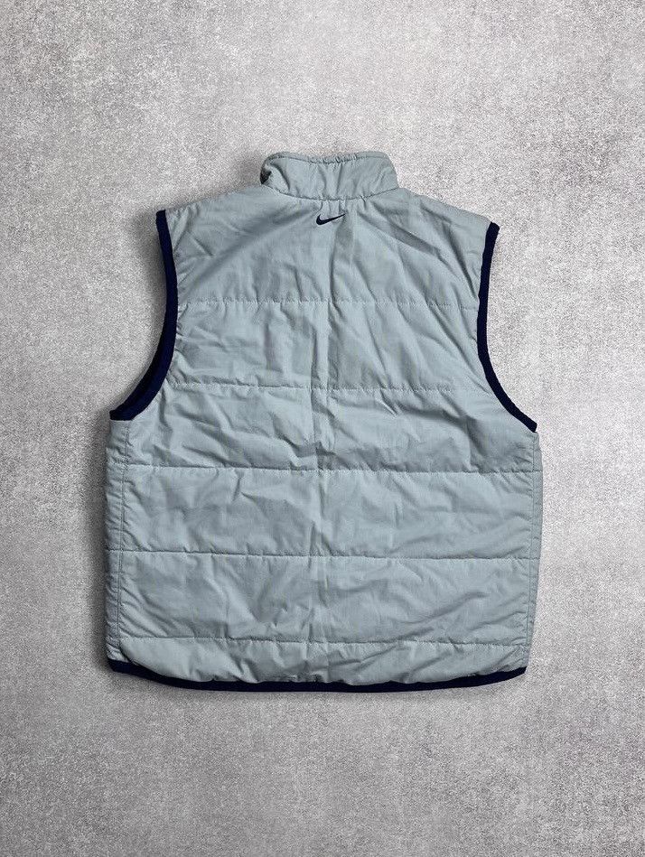 Nike Vintage Nike Swoosh Fleece Nylon Recersible Vest M Size US M / EU 48-50 / 2 - 11 Thumbnail
