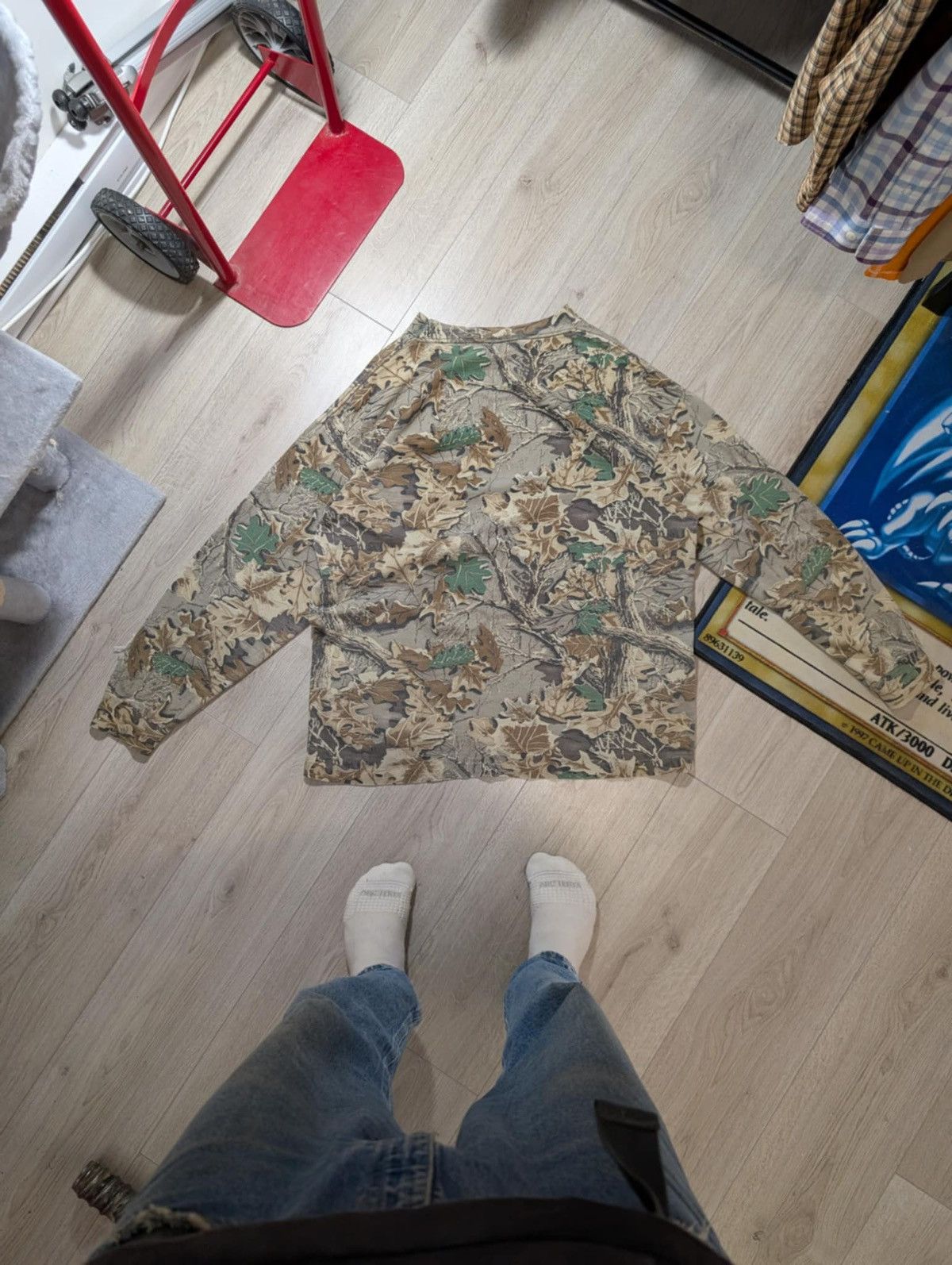Redhead VINTAGE RARE RedHead camouflage mock neck l/s Size US L / EU 52-54 / 3 - 1 Thumbnail
