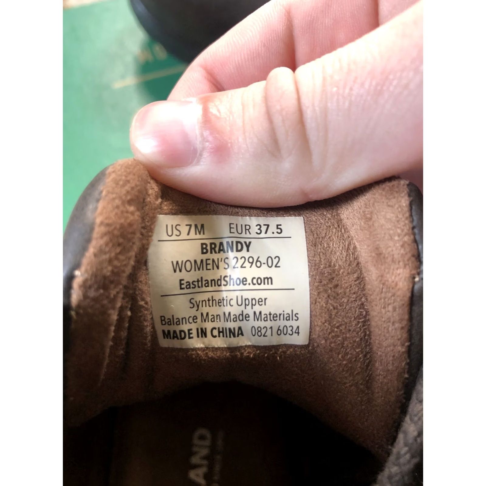 Eastland Eastland Brandy Boots Womens Size 7 Brown Ankle Lace Up Synthetic Comfort Rubber Lug Sole Mens? Womens Size US 7 / IT 37 - 6 Thumbnail