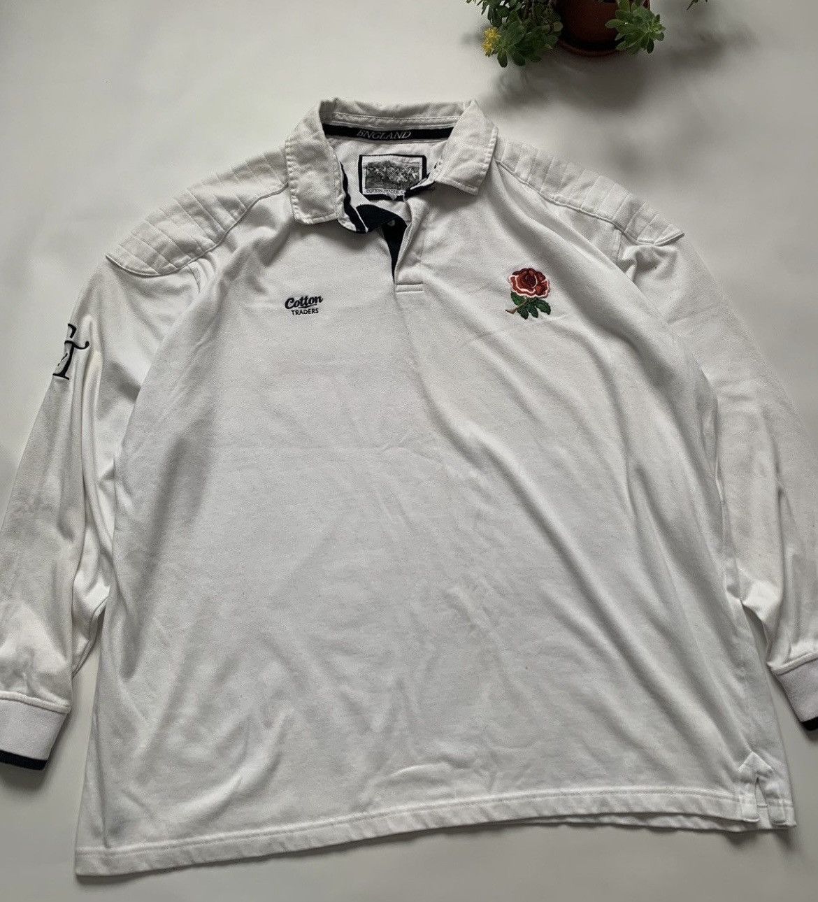 Cotton Traders Vintage Cotton Traders England 1990 Sweatshirt Rugby Size US XXL / EU 58 / 5 - 1 Thumbnail