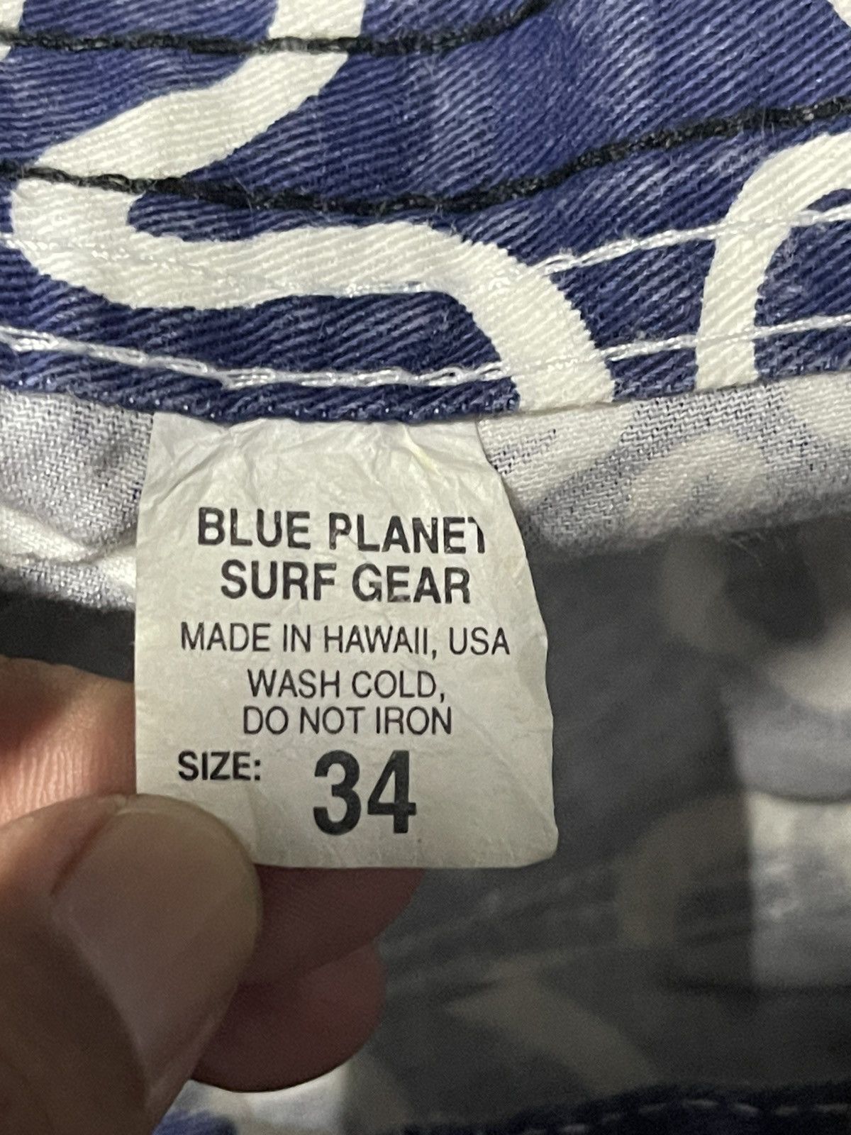Vintage Vintage Blue Planet Surf Gear Beach Short Size US 34 / EU 50 - 3 Thumbnail