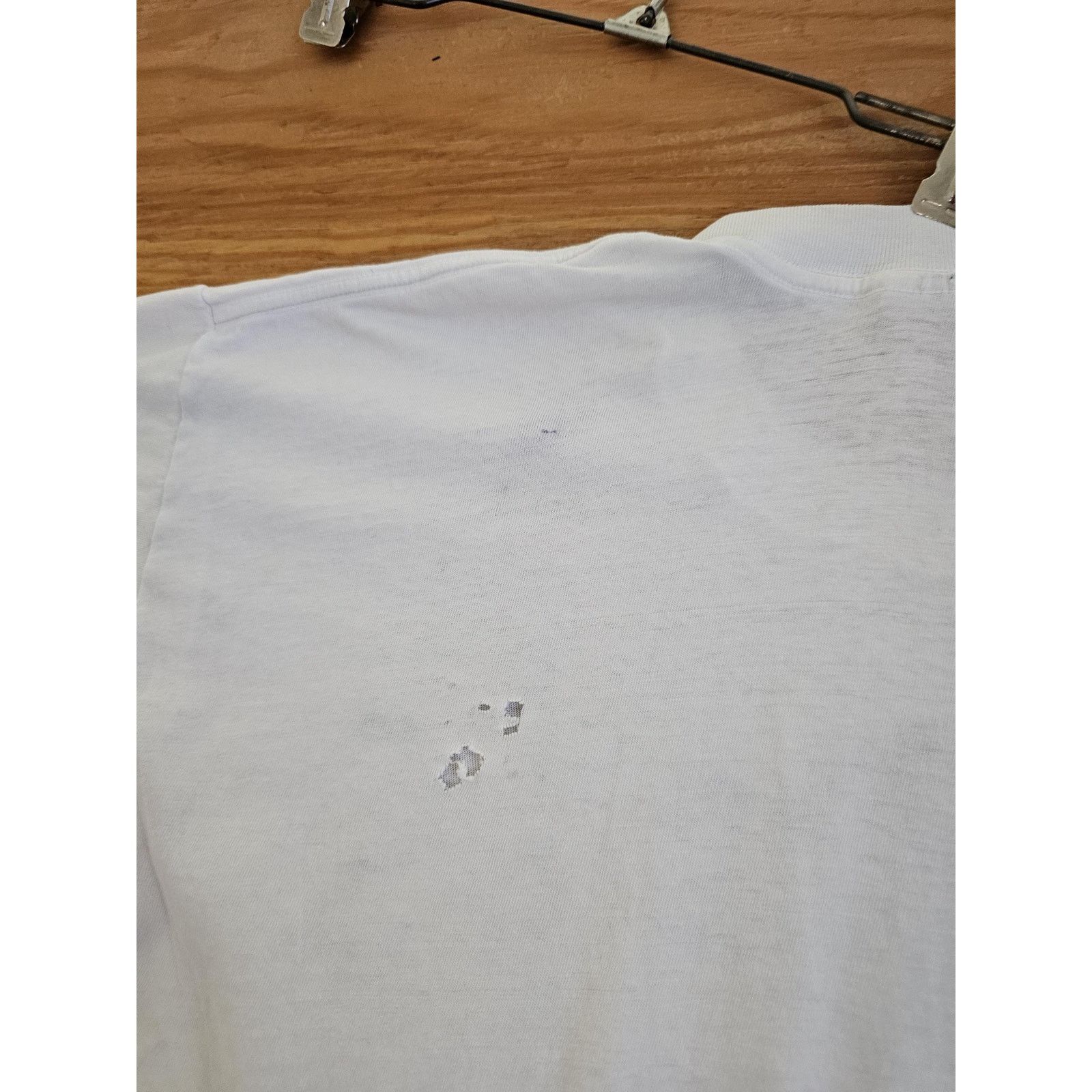 Other The Infidels Band Crop Top White T-Shirt XL 1990s Size US XL / EU 56 / 4 - 8 Thumbnail