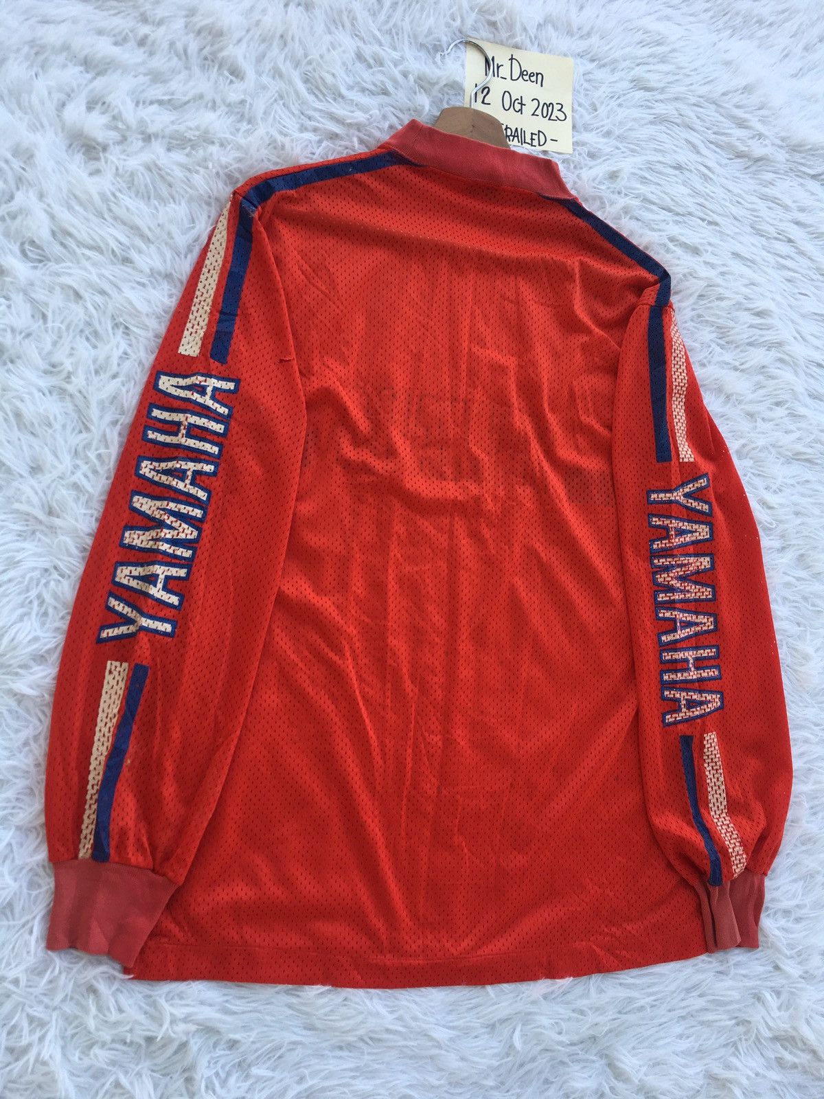 Vintage Rare Vintage Yamaha Bridgestone Longsleeve Jersey Size US L / EU 52-54 / 3 - 13 Thumbnail