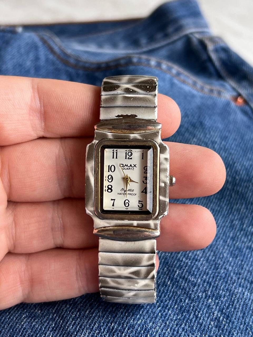 Japanese Brand × Vintage Vintage Japanese style 90s Omax Japan Watch Futuristic Steel Size ONE SIZE - 1 Thumbnail