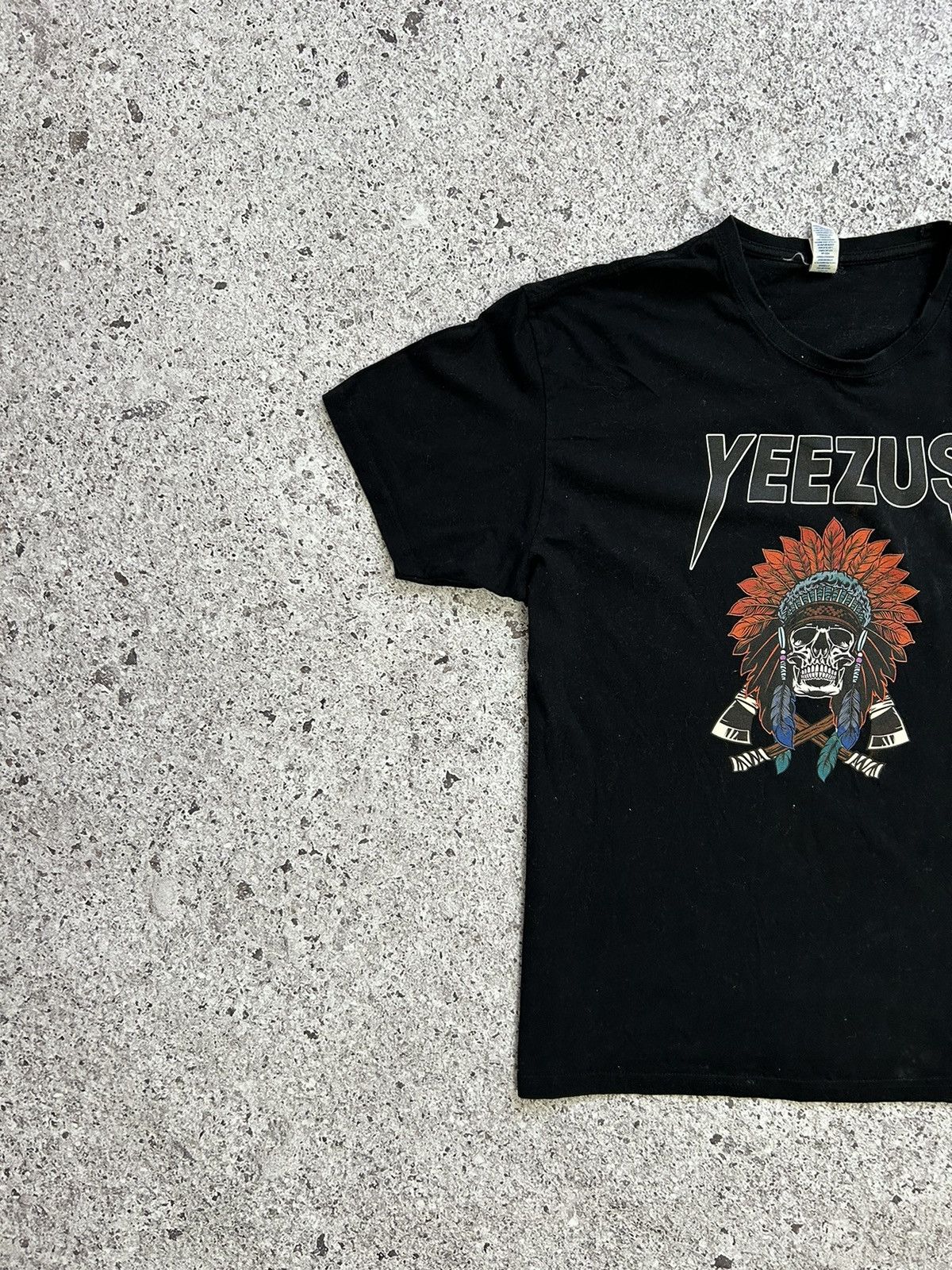 Band Tees × Rap Tees Kanye West Yeezus Black Rap T-Shirt Size US XL / EU 56 / 4 - 2 Thumbnail