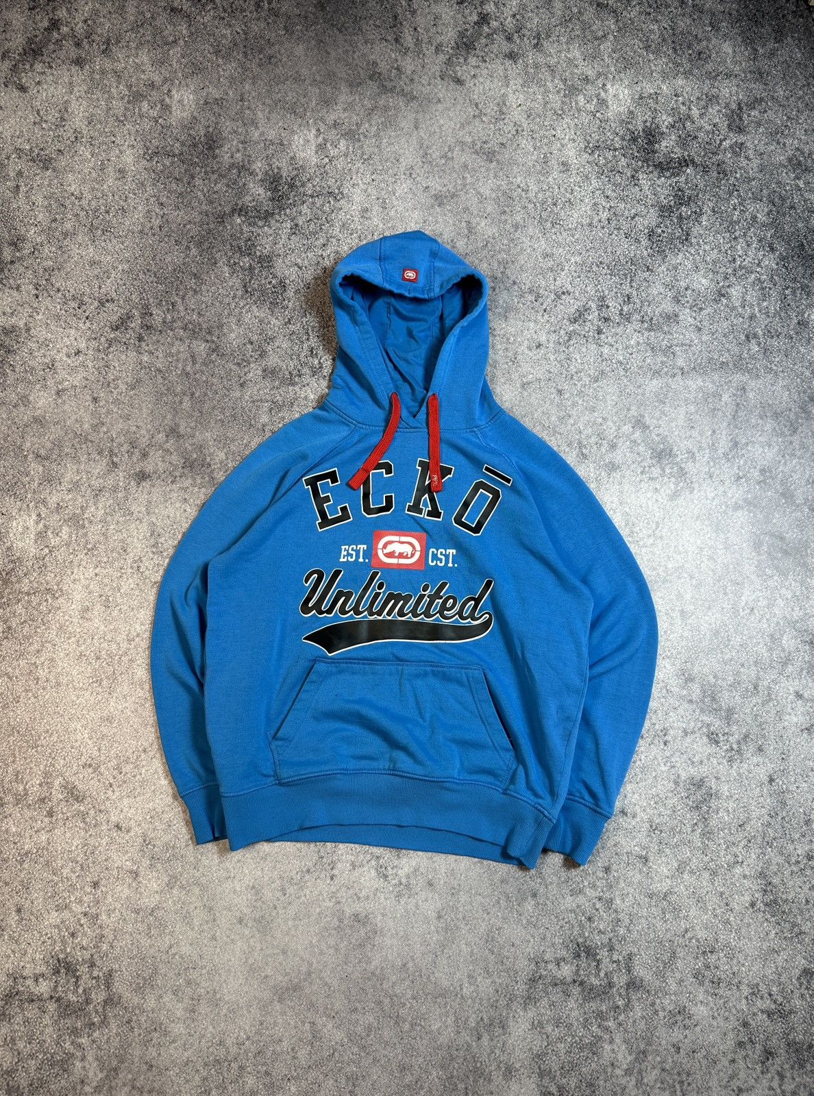 Ecko Unltd. × Vintage Y2K Ecko Unltd Big Logo Hoodie Streetwear Rare Casual M USA Size US M / EU 48-50 / 2 - 1 Thumbnail