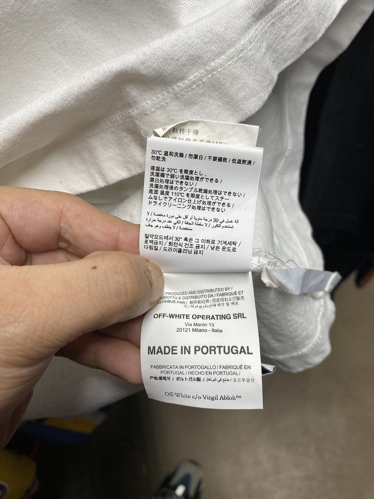Off-White × Virgil Abloh Off-White Virgil Abloh Arrows White Tee Shirt Medium Size US M / EU 48-50 / 2 - 9 Thumbnail