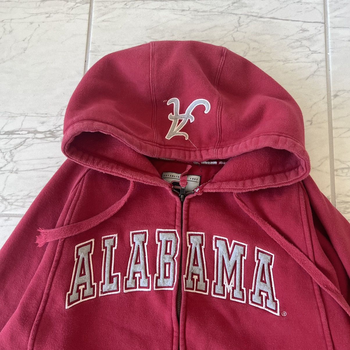 Colosseum Athletics × Vintage Vintage Alabama Zip-Up Hoodie Size US L / EU 52-54 / 3 - 4 Thumbnail