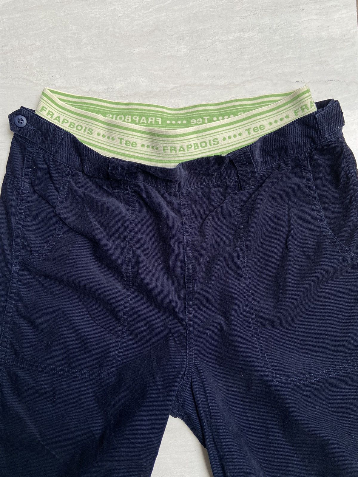 Frapbois × Hysteric Glamour × Issey Miyake FRAPBOIS Navy Long Pants Size US 31 - 5 Thumbnail