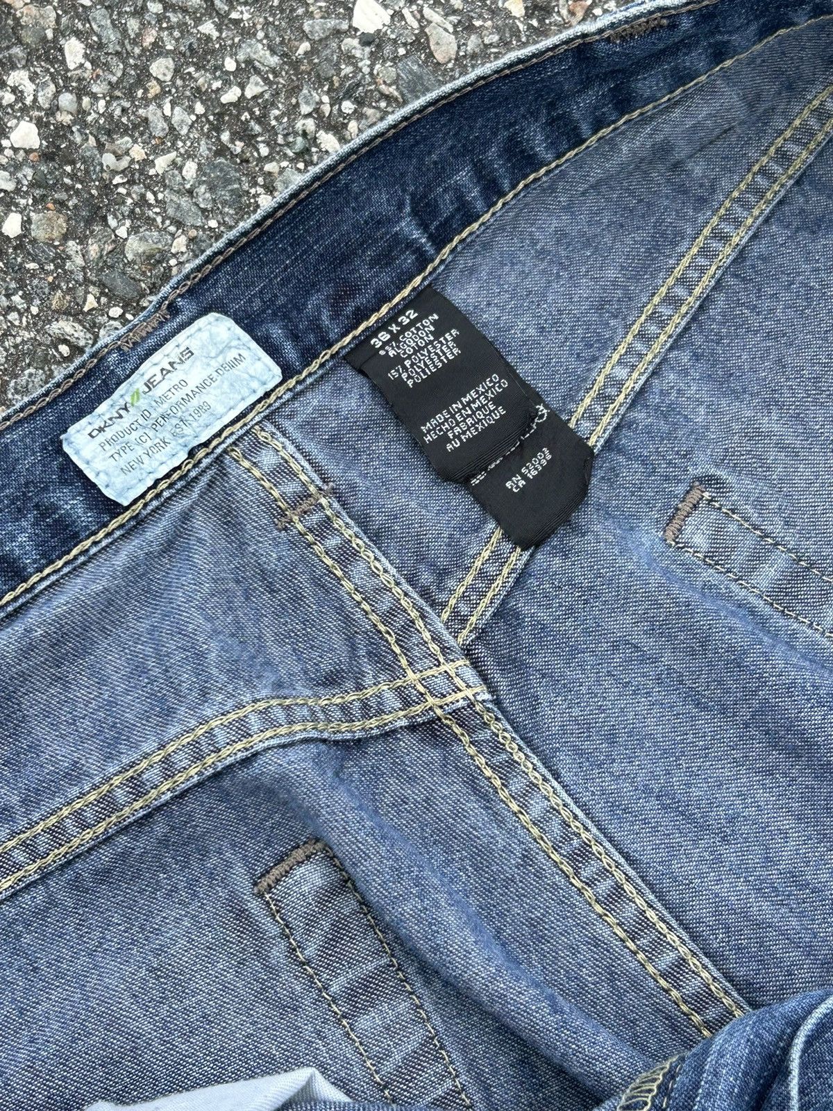 Request Jeans DKNY Embroidered Distressed Bootcut Jeans Size US 36 / EU 52 - 9 Thumbnail