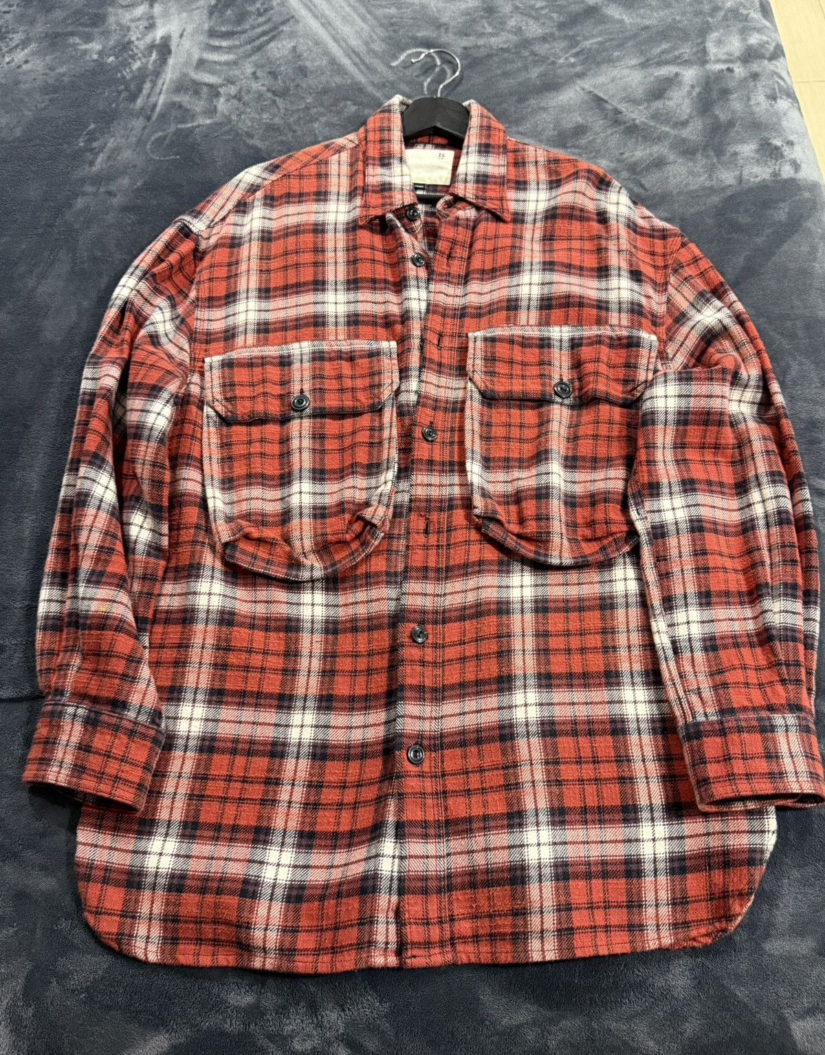 R13 R13 Plaid Print L/S Size US M / EU 48-50 / 2 - 2 Thumbnail