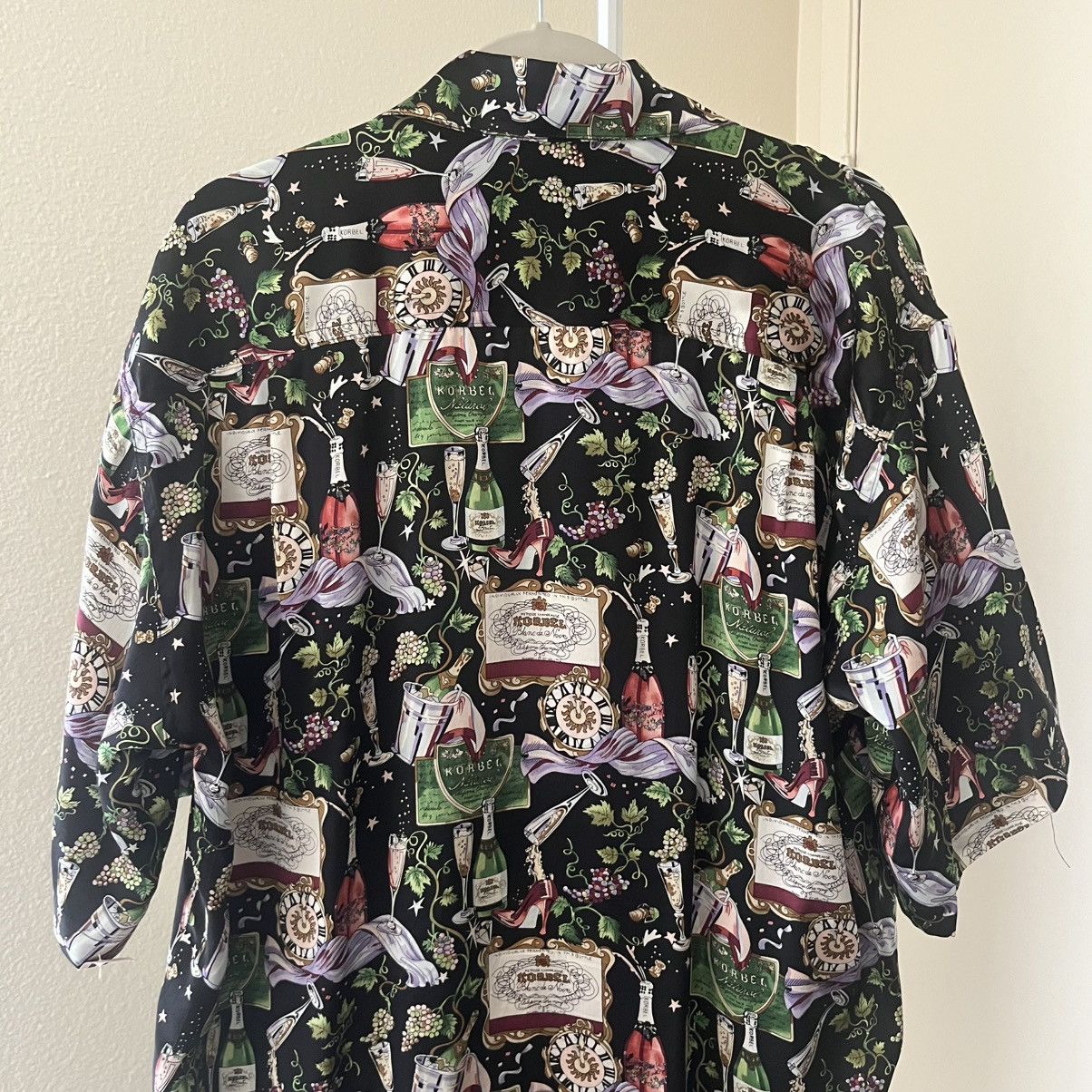 Nicole Miller 1994 Nicole Miller Limited Edition 100% Silk Korbel Shirt L Size US L / EU 52-54 / 3 - 6 Thumbnail