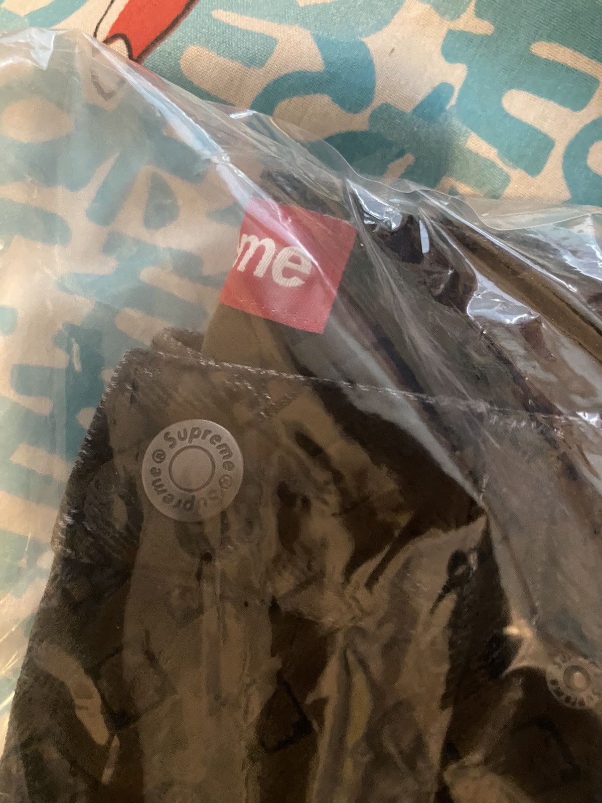 Supreme Supreme Flocked Loose Fit Jean Brown Size 34 Size US 34 / EU 50 - 5 Thumbnail