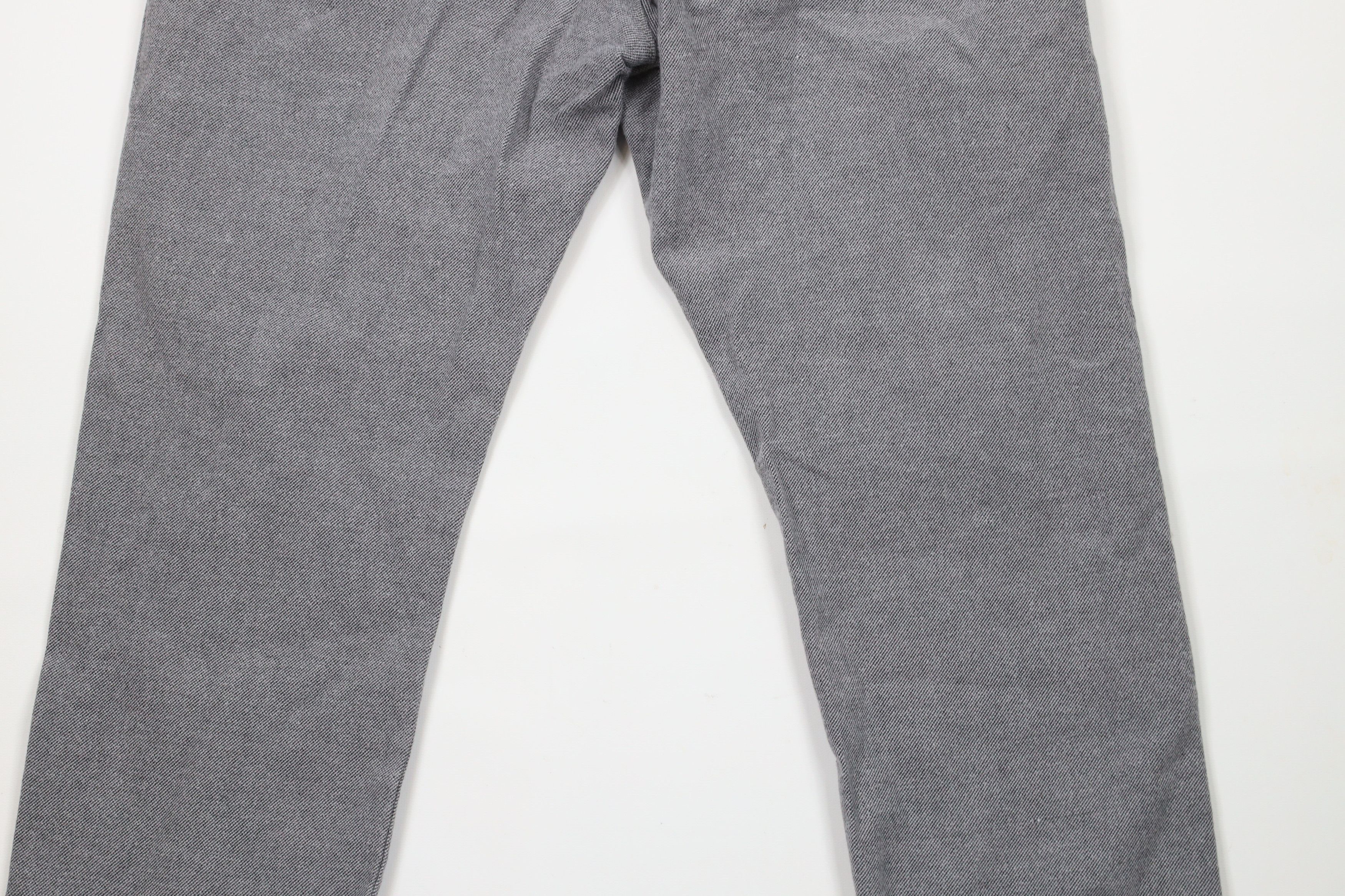 J.Crew × Vintage J Crew Slim Fit Flex Brushed Twill Trousers Chino Pants Gray Size US 32 / EU 48 - 11 Thumbnail