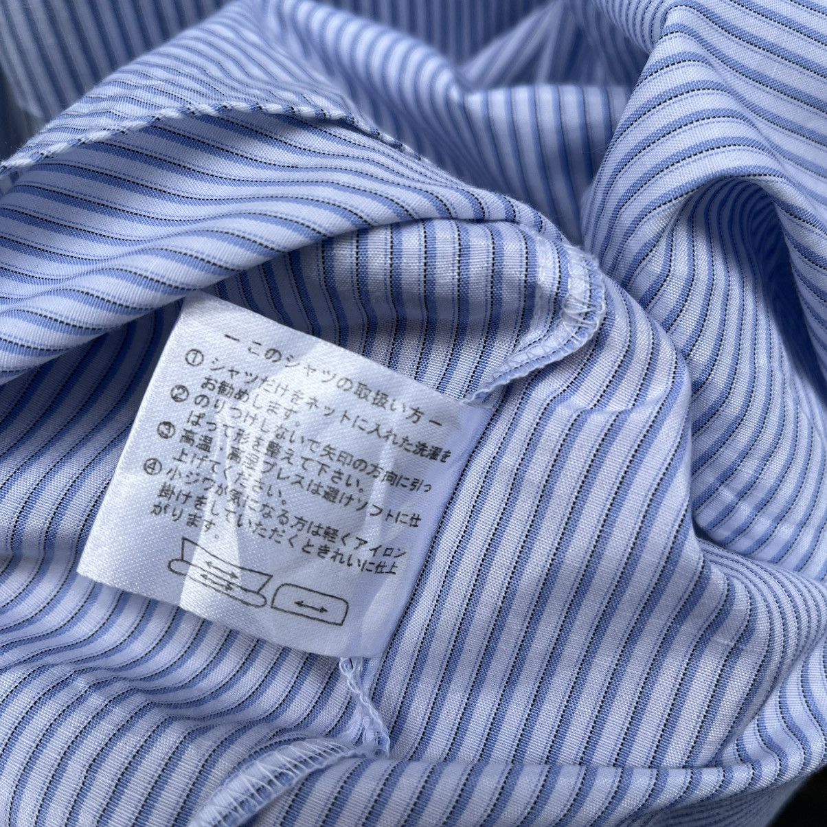 Yohji Yamamoto Sacsny Y’saccs by Yohji Yamamoto Striped Shirt Japanese Size US XL / EU 56 / 4 - 7 Thumbnail