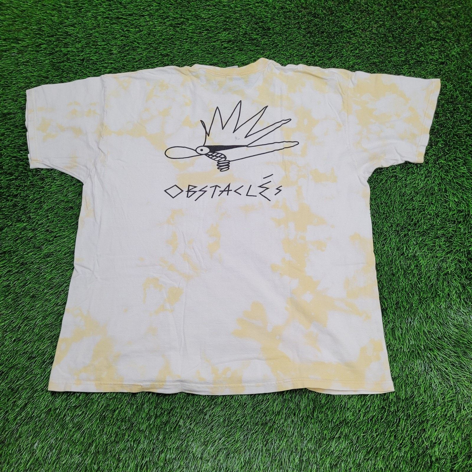 Fruit Of The Loom VTG 90s No Wimps Bandit Robber Obstacles Tie-Dye Shirt 2XL Size US XXL / EU 58 / 5 - 1 Thumbnail