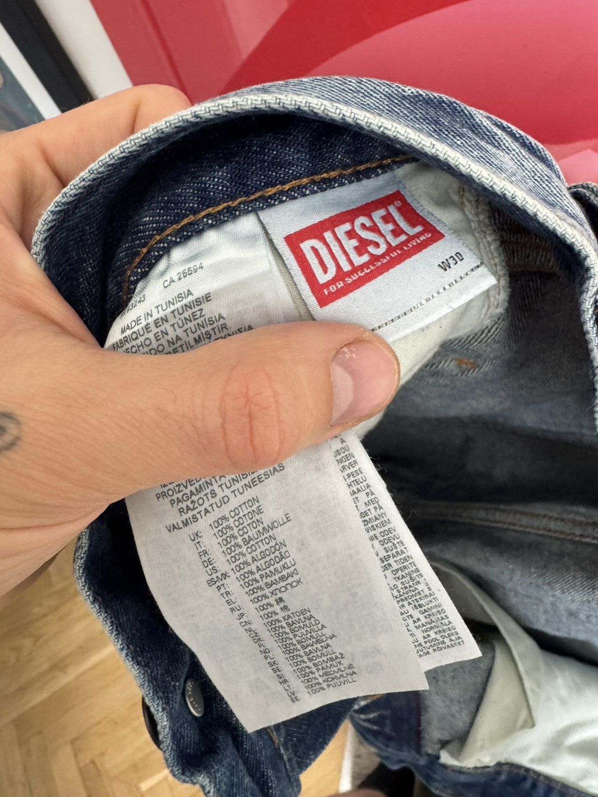 Diesel Diesel Denim Shorts Regular Jeans Y2k Vintage Streetwear Size US 30 / EU 46 - 5 Thumbnail