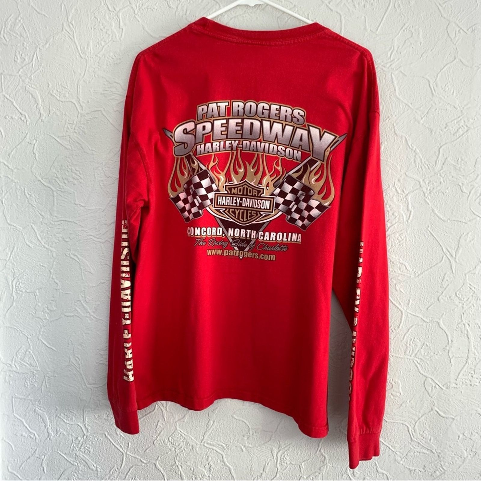 Harley Davidson LONGSLEEVE HARLEY-DAVIDSON BIKER SHIRT NICE NORTH CAROLINA Size US L / EU 52-54 / 3 - 2 Thumbnail