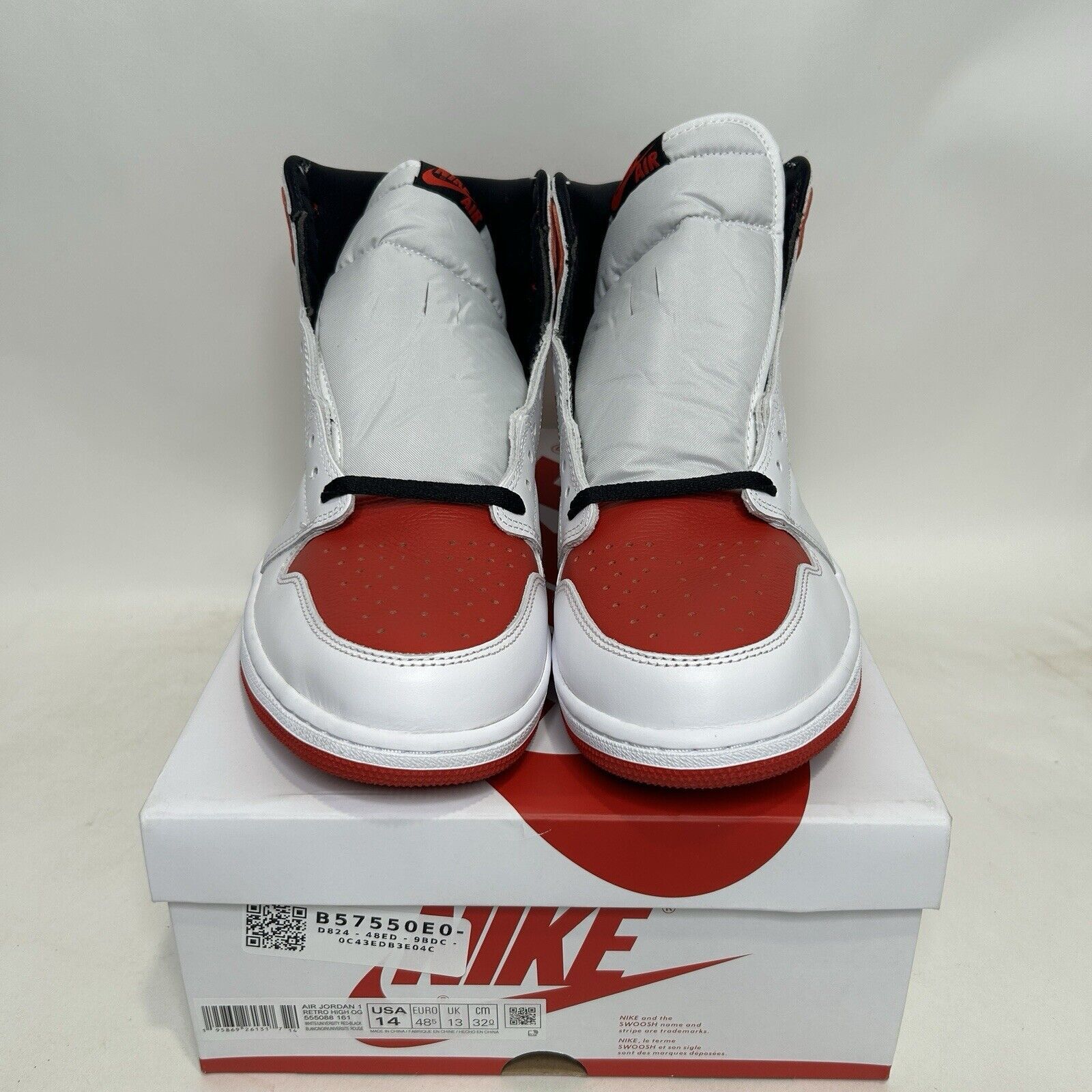 Nike Nike Air Jordan 1 High Retro OG “Heritage/Red White” 2024 Size US 14 / EU 47 - 2 Thumbnail