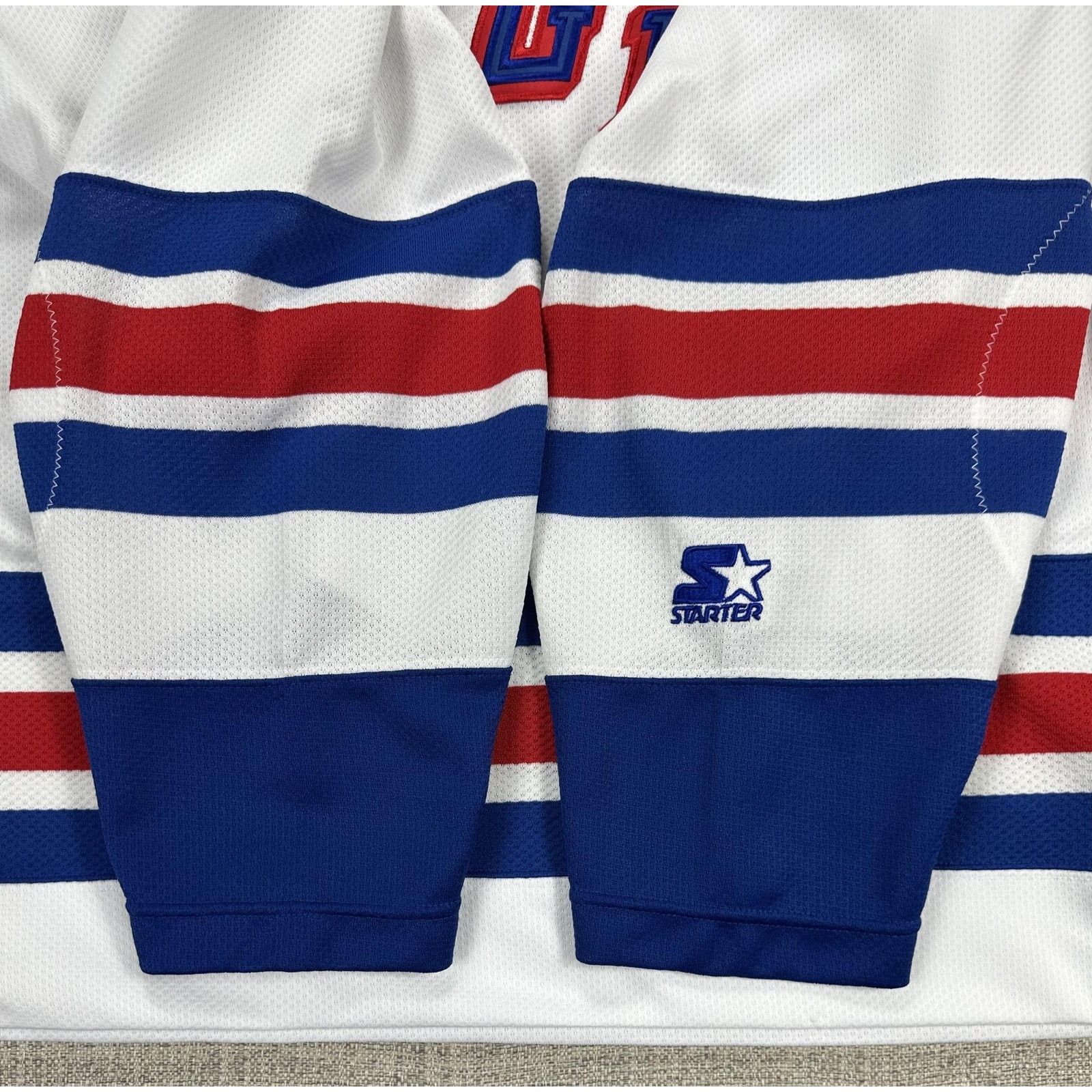 Starter New York Rangers Jersey Mens Large White NHL Hockey Starter Size US L / EU 52-54 / 3 - 7 Thumbnail
