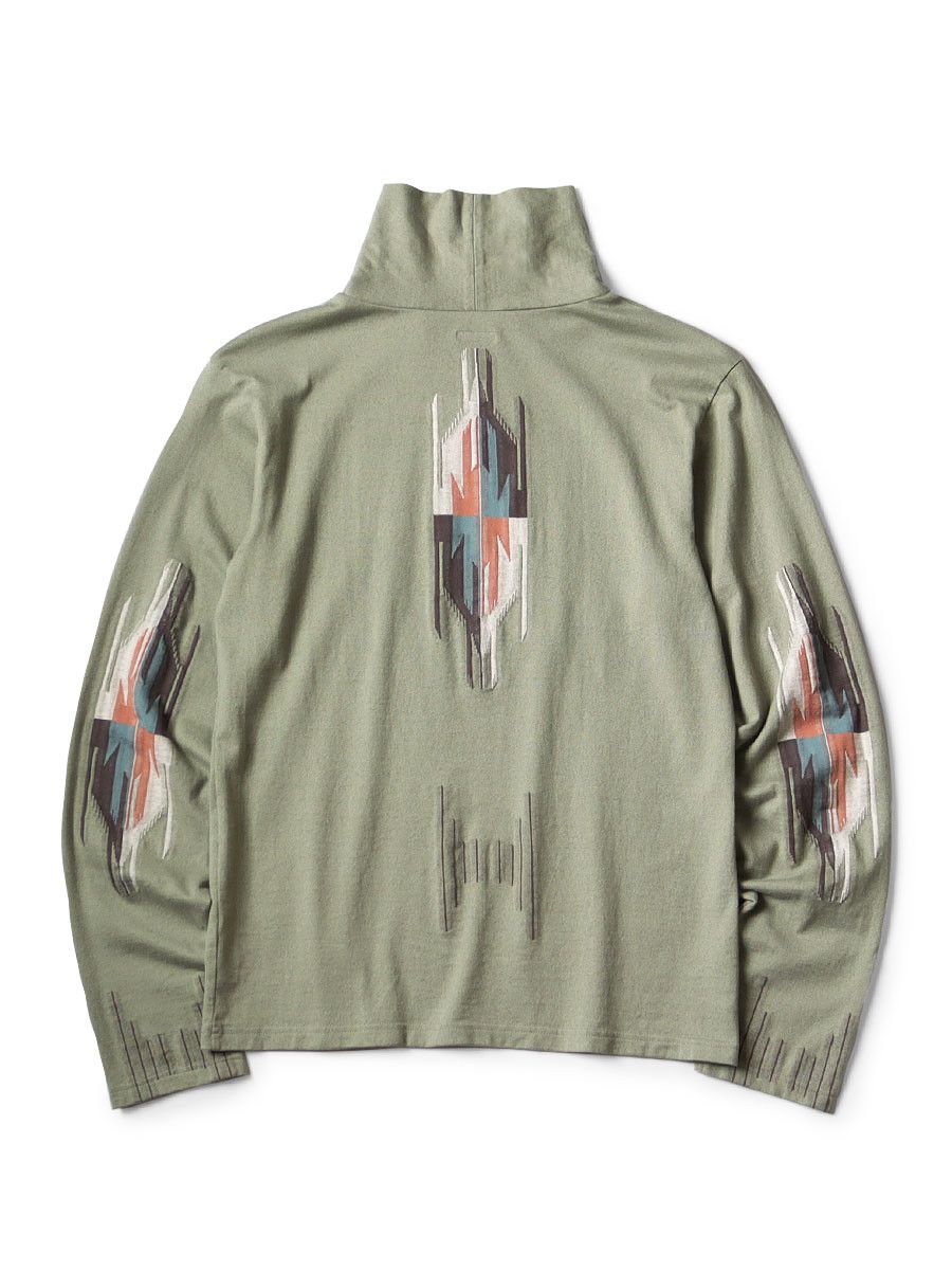 Kapital kapital Ortega High-Neck Long-Sleeved T-Shirt Size US L / EU 52-54 / 3 - 3 Thumbnail