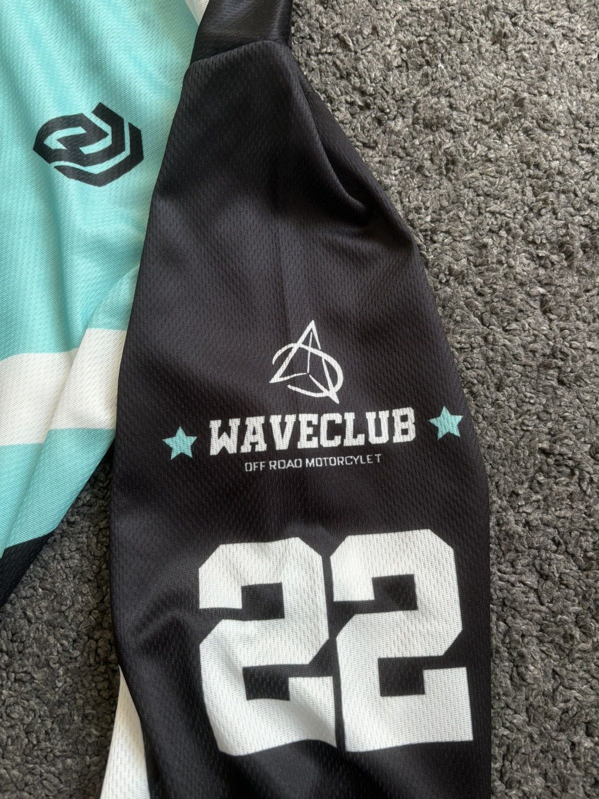 Japanese Brand Duckdive waveclub racing culture unisex blue black jersey Size US M / EU 48-50 / 2 - 13 Thumbnail