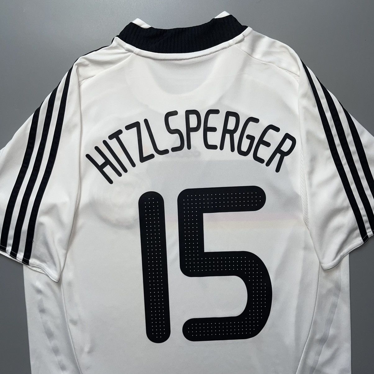 Adidas YXL GERMANY ADIDAS 2008 EURO SOCCER JERSEY #15 HITZLSPERGER Size US M / EU 48-50 / 2 - 8 Thumbnail