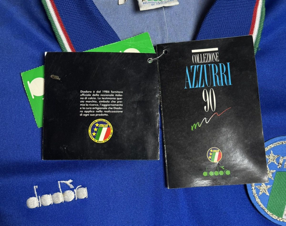 Diadora Italy 1990 1991 Home Football Shirt Soccer Jersey Diadora Size US S / EU 44-46 / 1 - 12 Thumbnail