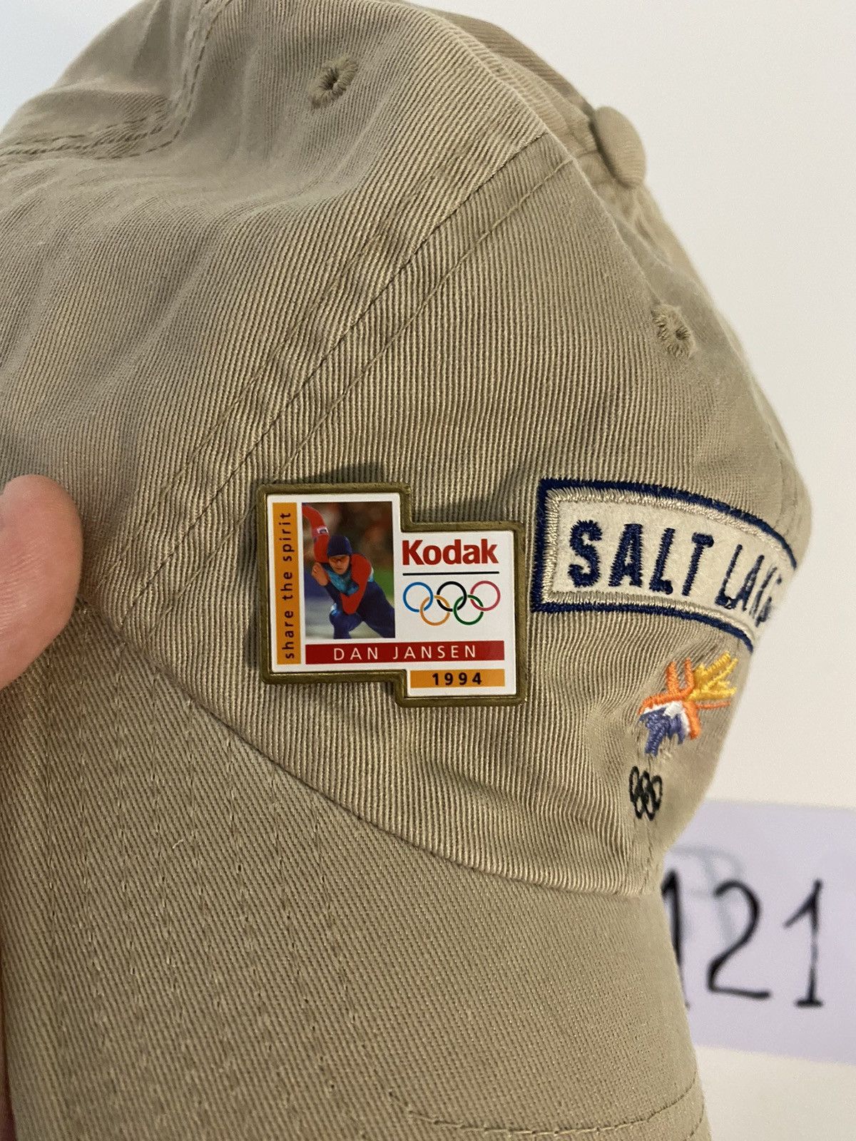American Needle Salt lake 2002 Olympic winter games cap hat vintage Size ONE SIZE - 3 Thumbnail