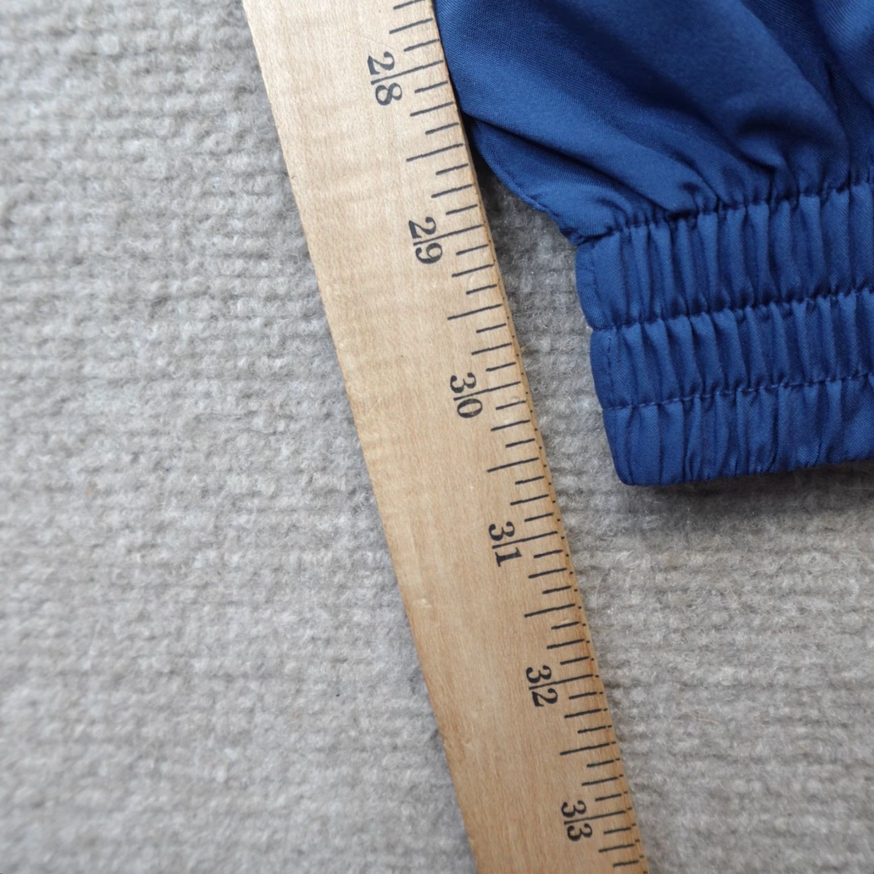 Adidas VINTAGE adidas Pants Large Blue Jogger Lined Zip Cuffs 1999 Mens Pants Regular Size L Blue Jogger Vintage adidas Size US 33 - 3 Thumbnail