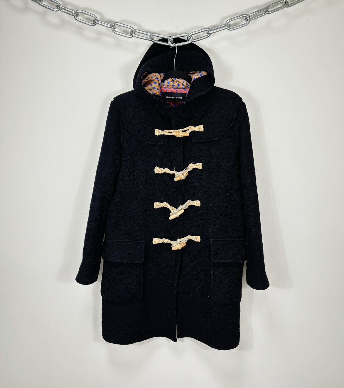 Issey Miyake Vintage Tsumori Chisato By Issey Miyake Wool Duffle Coat Size US M / EU 48-50 / 2 - 1 Thumbnail
