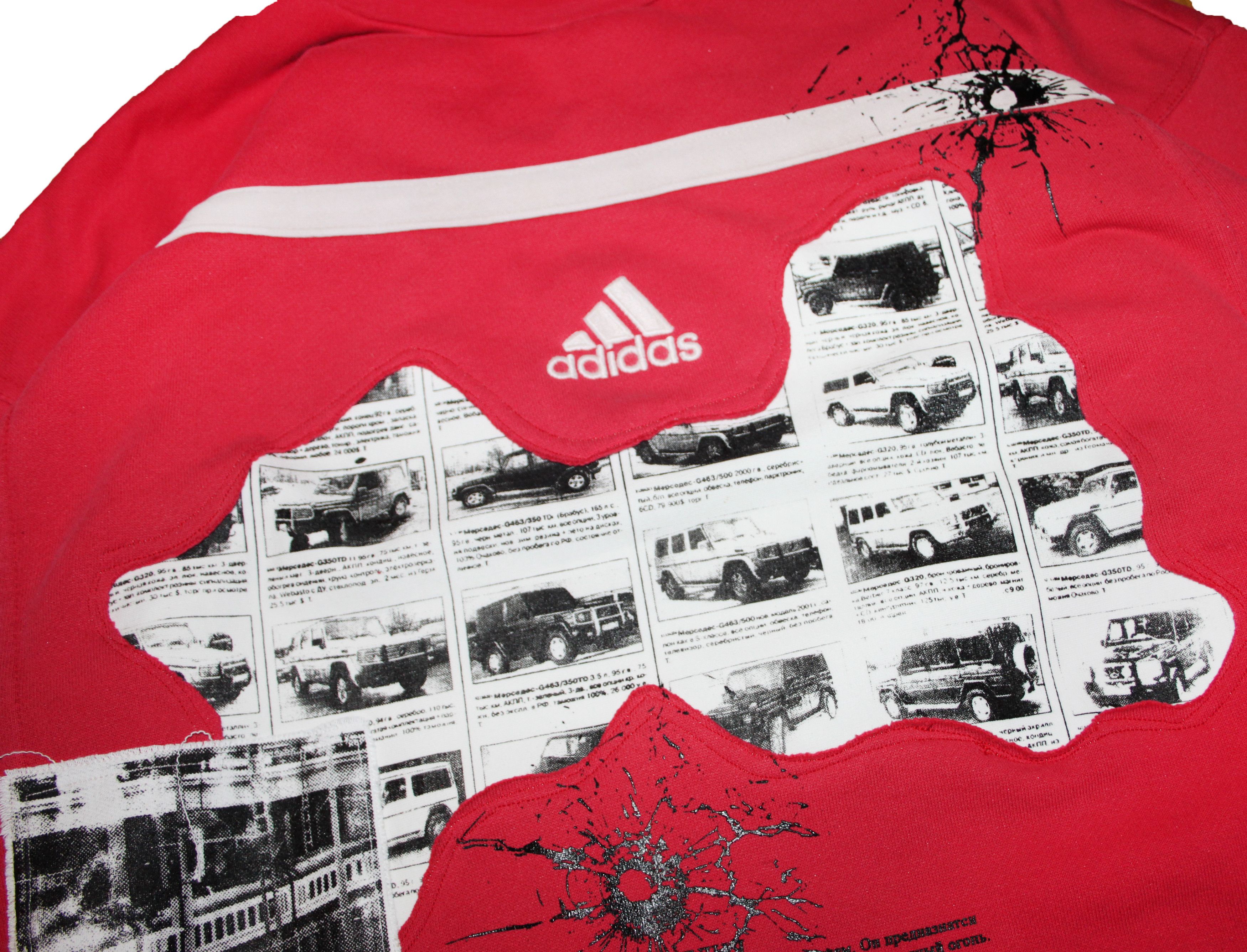 Adidas Vintage 1of1 Adidas sweatshirt custom size M Size US M / EU 48-50 / 2 - 6 Thumbnail