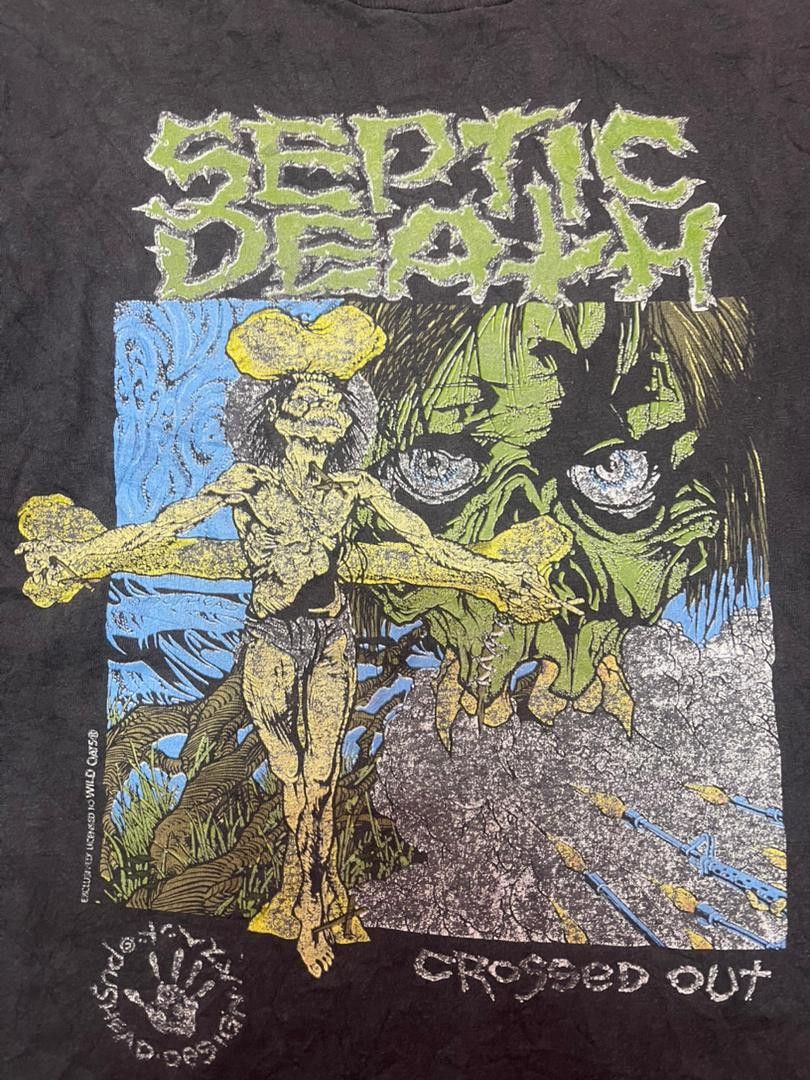 Band Tees Rare Pushead Septic Death Metal Band Size US L / EU 52-54 / 3 - 1 Thumbnail