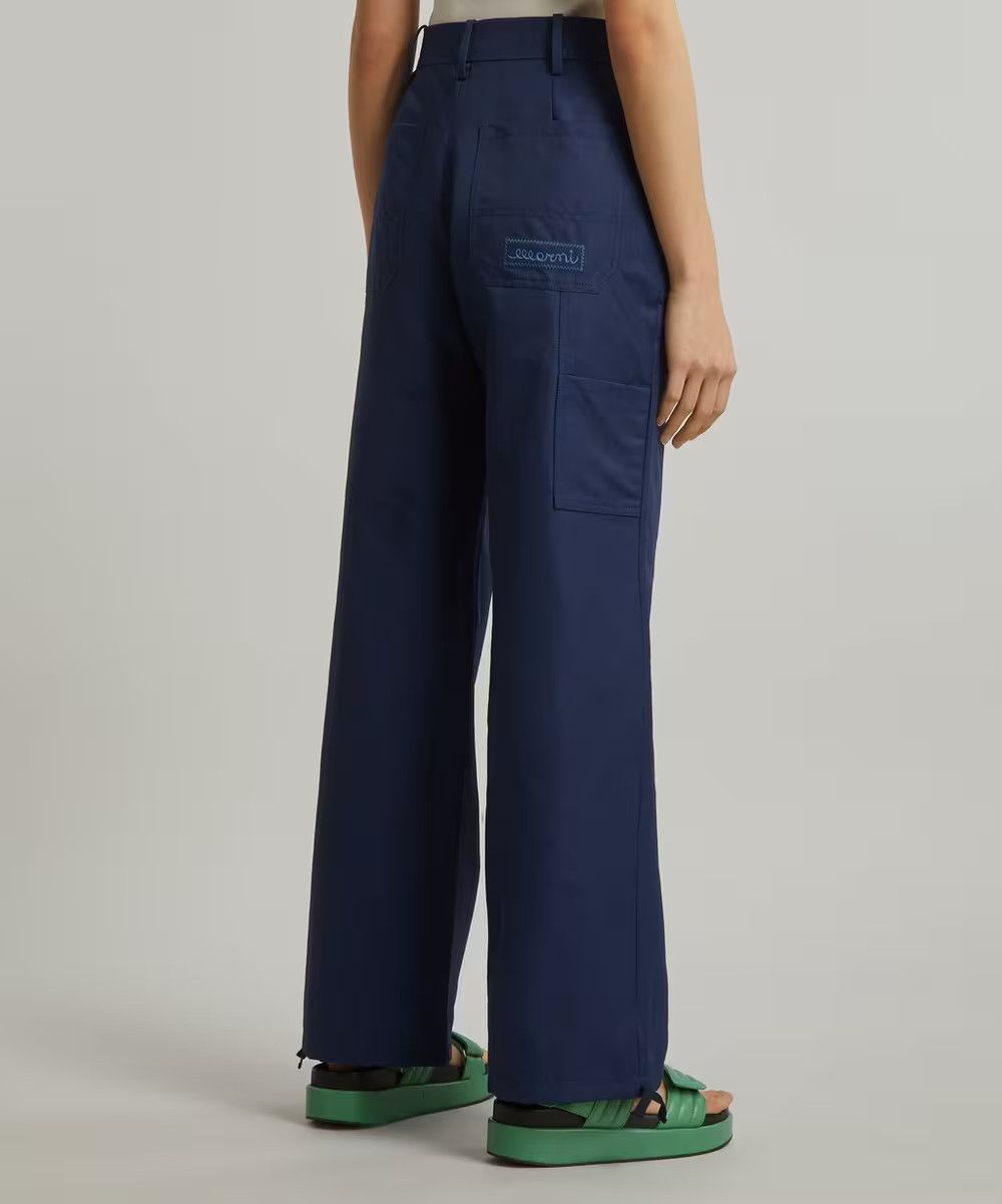 Marni o1y1125 Casual Pant in Midnight Blue Size 30" / US 8 / IT 44 - 3 Thumbnail
