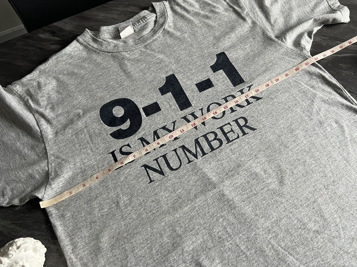 Vintage 911 : Is My Work Number Hotline Size US XL / EU 56 / 4 - 7 Thumbnail
