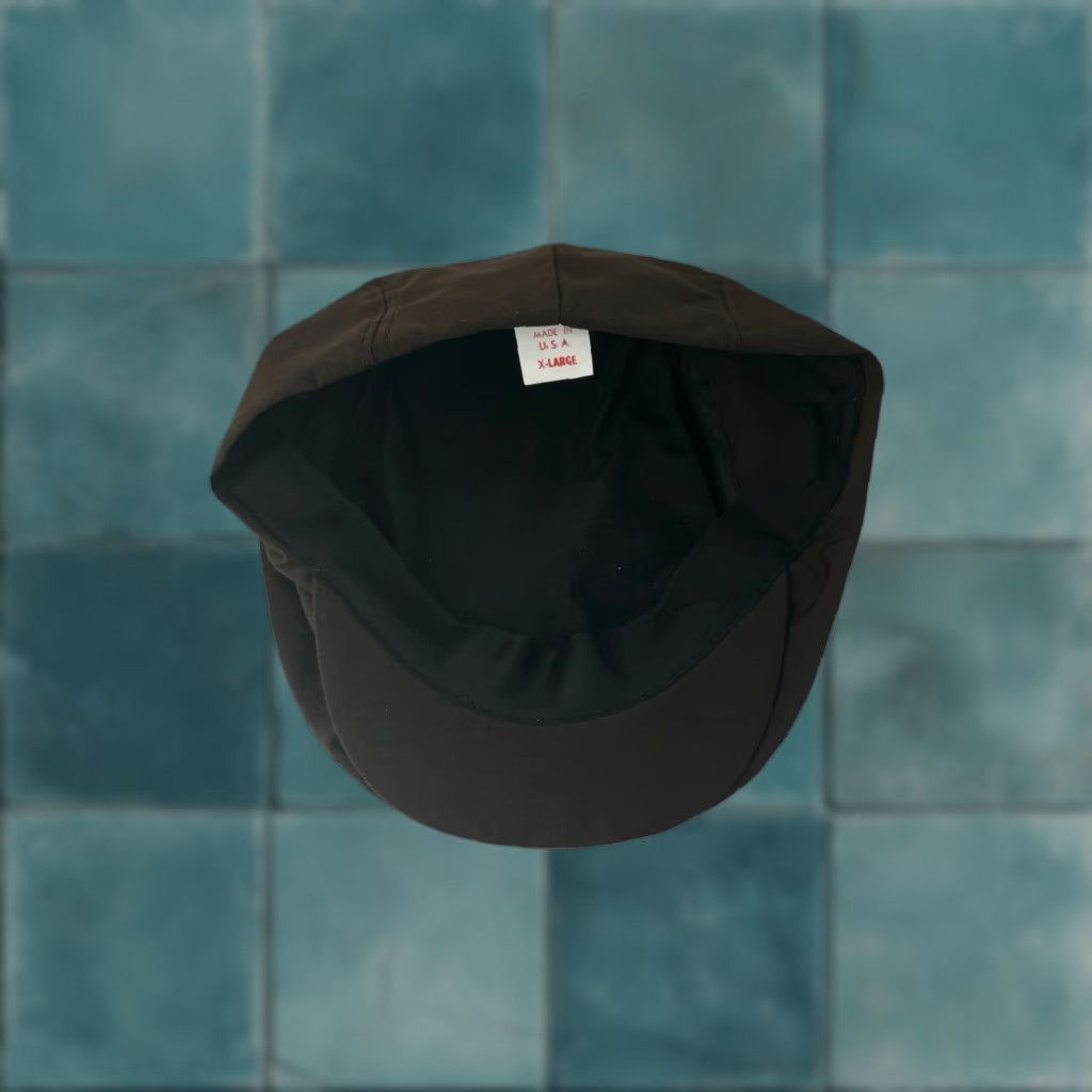 Vintage VINTAGE Unbranded Flat Cap Hat Adult XL NWOT Deadstock 90s Made in USA Brown Chocolate Goldsmith Snap On Bill Mens Size ONE SIZE - 1 Thumbnail