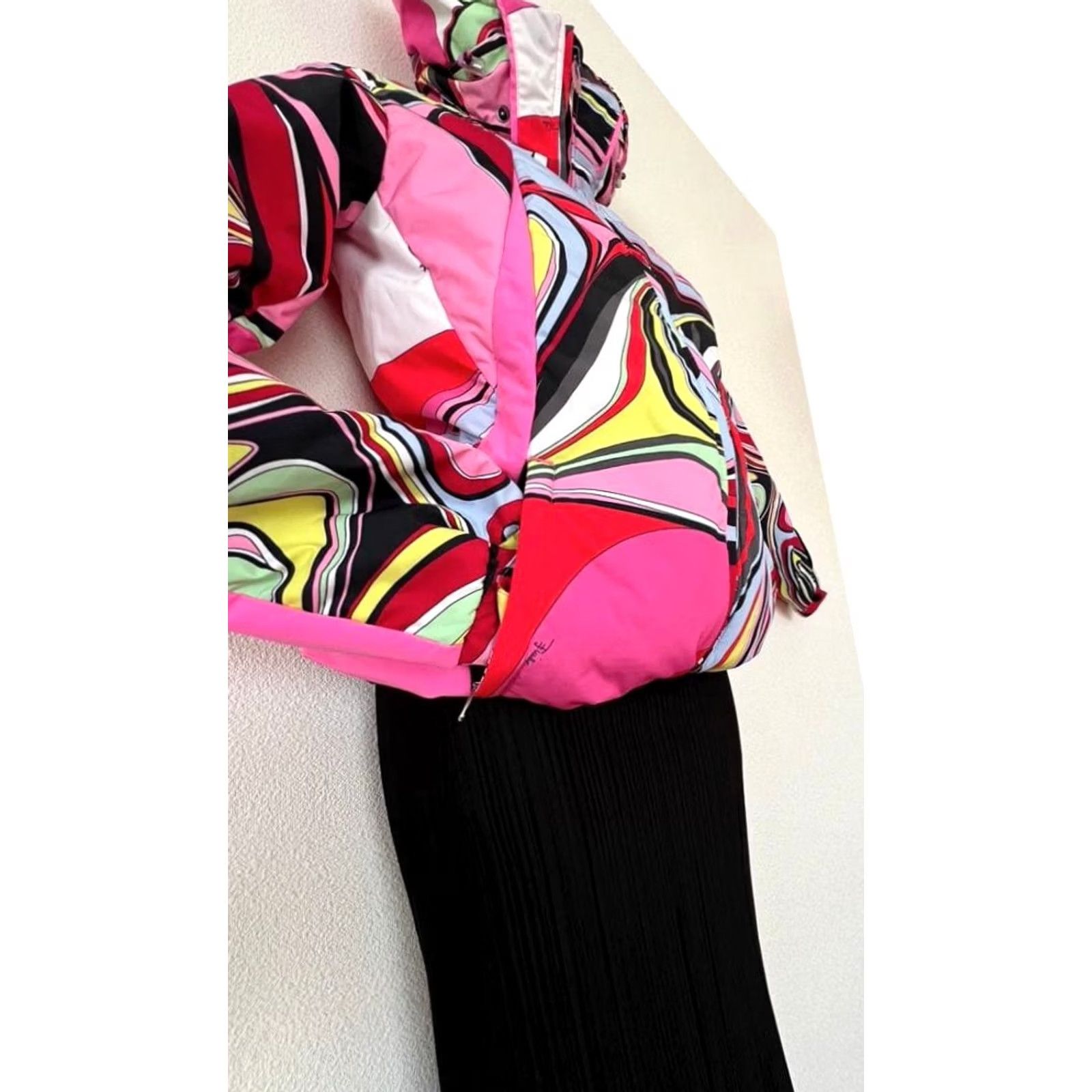 Emilio Pucci Emilio Pucci Multicolor Down Ski Jacket Long Sleeve Women Polyester Used - Rossignol Collaboration Size S / US 4 / IT 40 - 4 Thumbnail