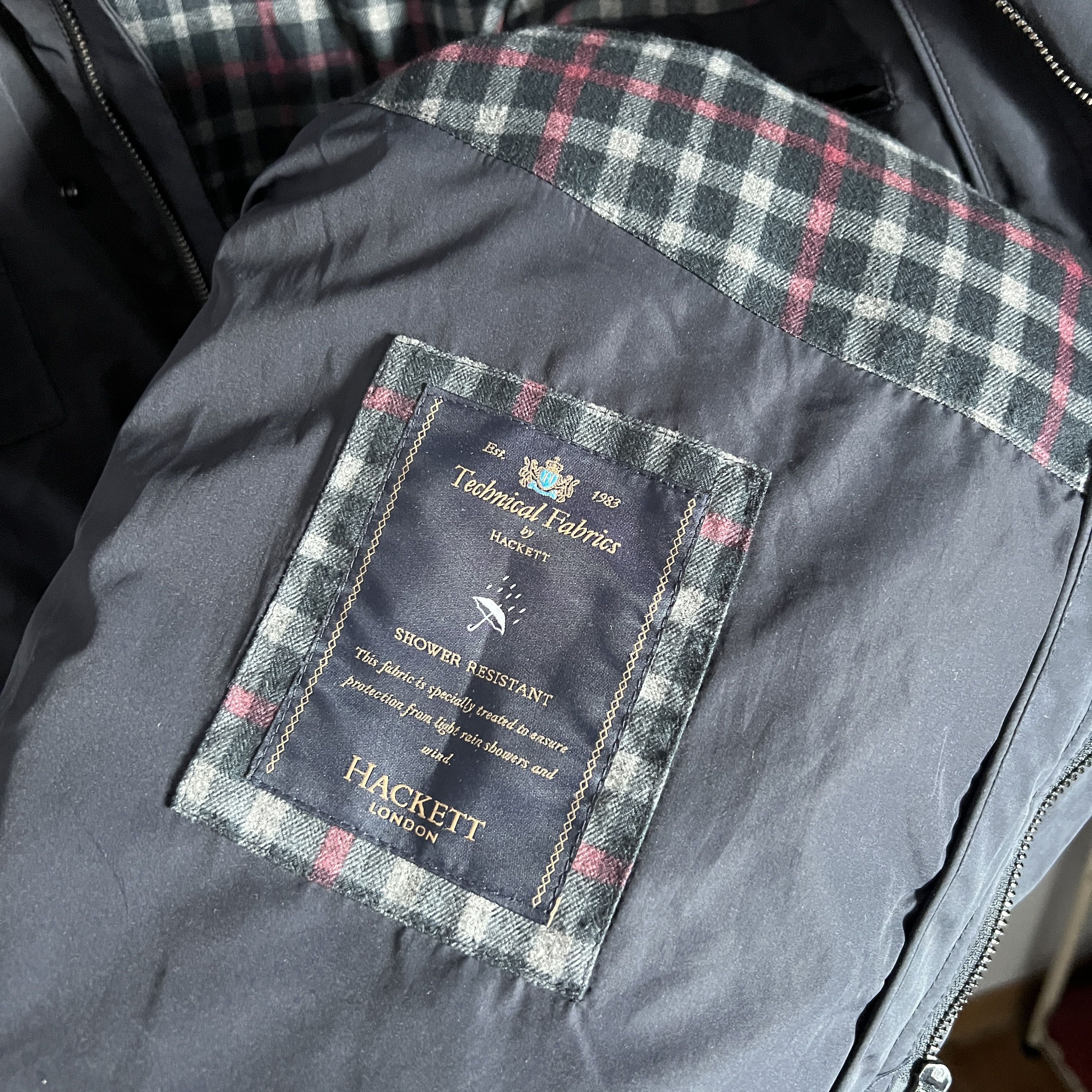 Men's HACKETT BRADBURY FIELD Navy Jacket