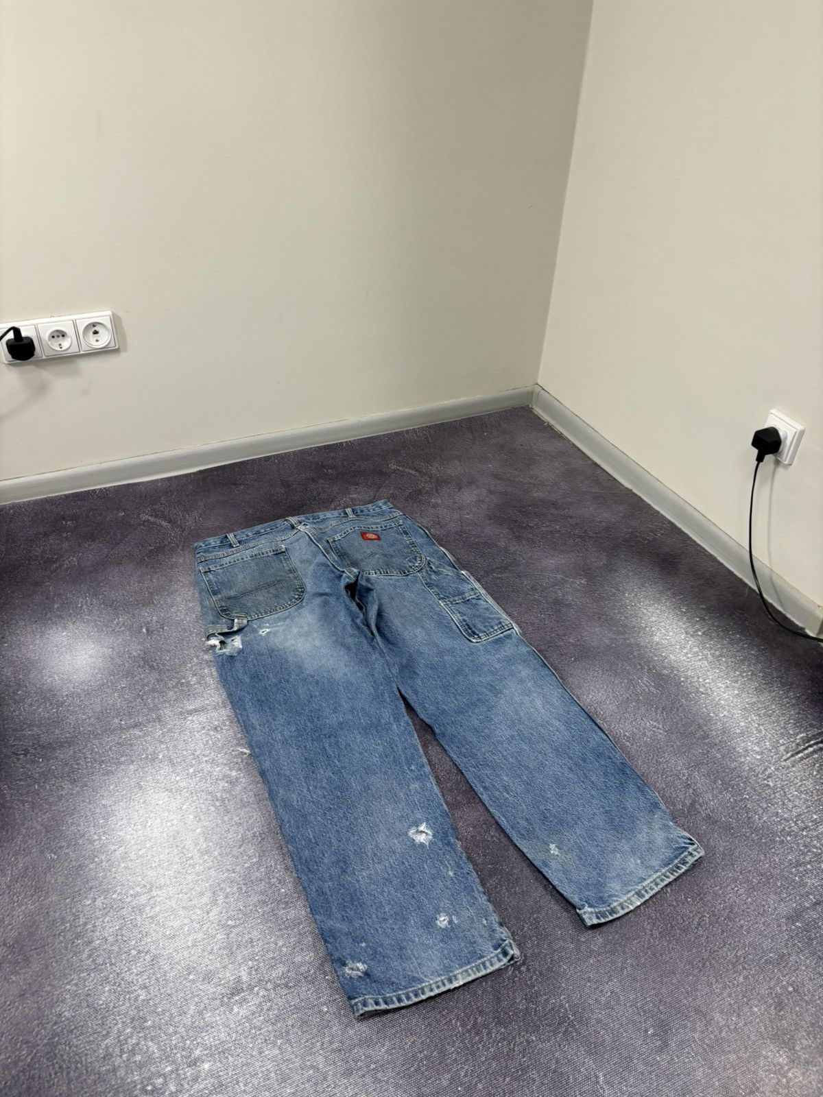 Dickies Vintage Dickies Faded Blue Denim Work Hype Baggy Jeans Size US 36 / EU 52 - 3 Thumbnail
