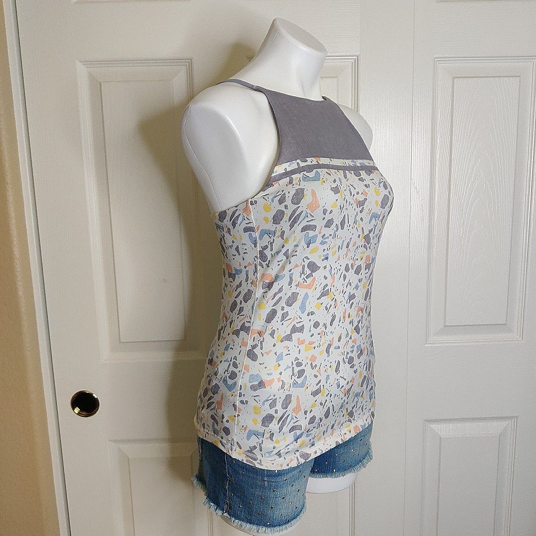 Prana prAna Emsley confetti high neck tank top sz S Size S / US 4 / IT 40 - 4 Thumbnail