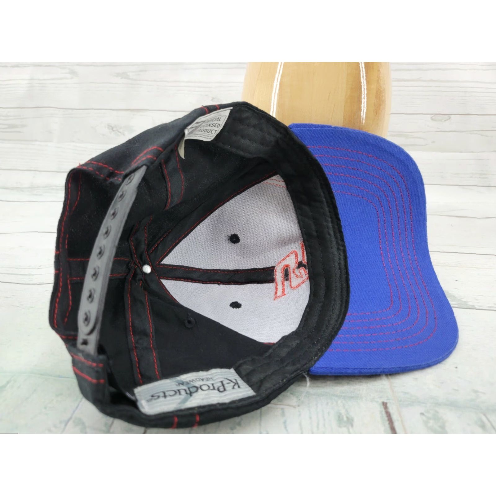 Vintage VINTAGE Snap-On Tools Snapback Hat blue and black K Products Hat Mens Adjustable Blue Black Size ONE SIZE - 7 Thumbnail