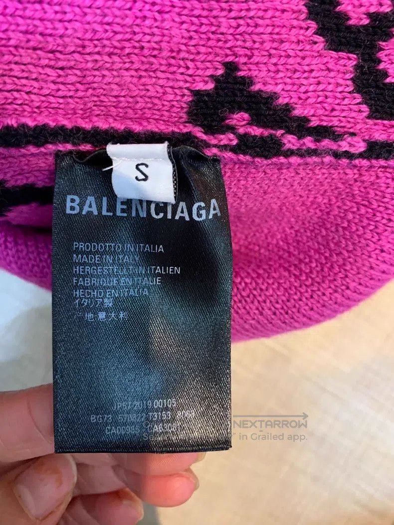 Balenciaga Balenciaga Classic Bulletproof Vest Full Logo Sweater Blac Size S / US 4 / IT 40 - 5 Thumbnail