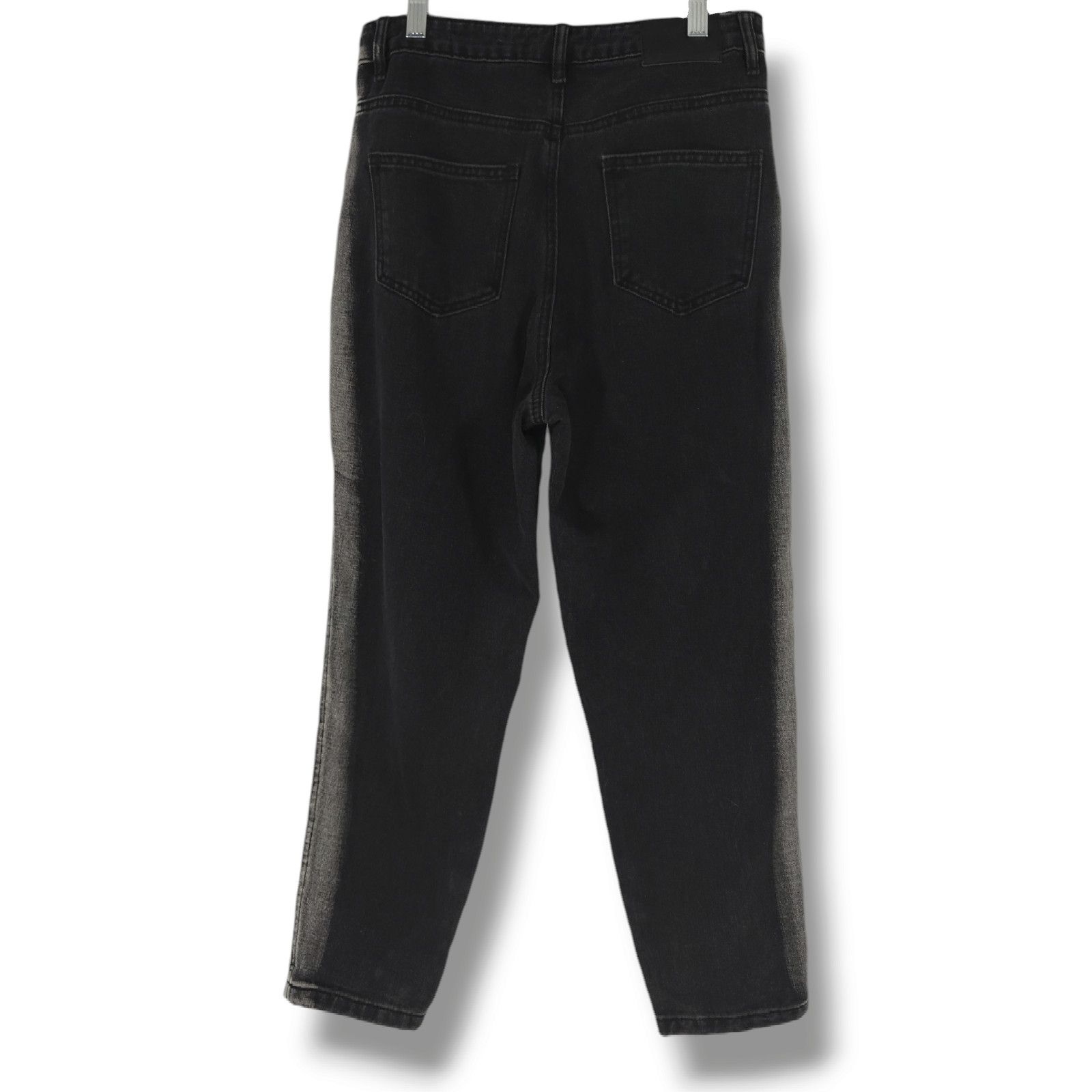 Other EUC Missguided Two-Tone Mom Jeans Crop Denim Jeans Sz. 6x25 Size 28" / US 6 / IT 42 - 3 Thumbnail