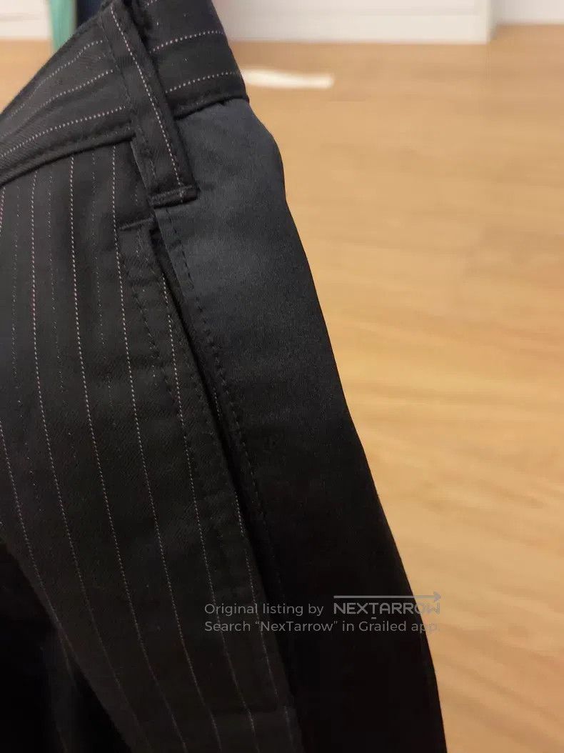 Comme des Garcons Comme Des Garcons size M Black striped dress pants Size US 27 - 7 Thumbnail