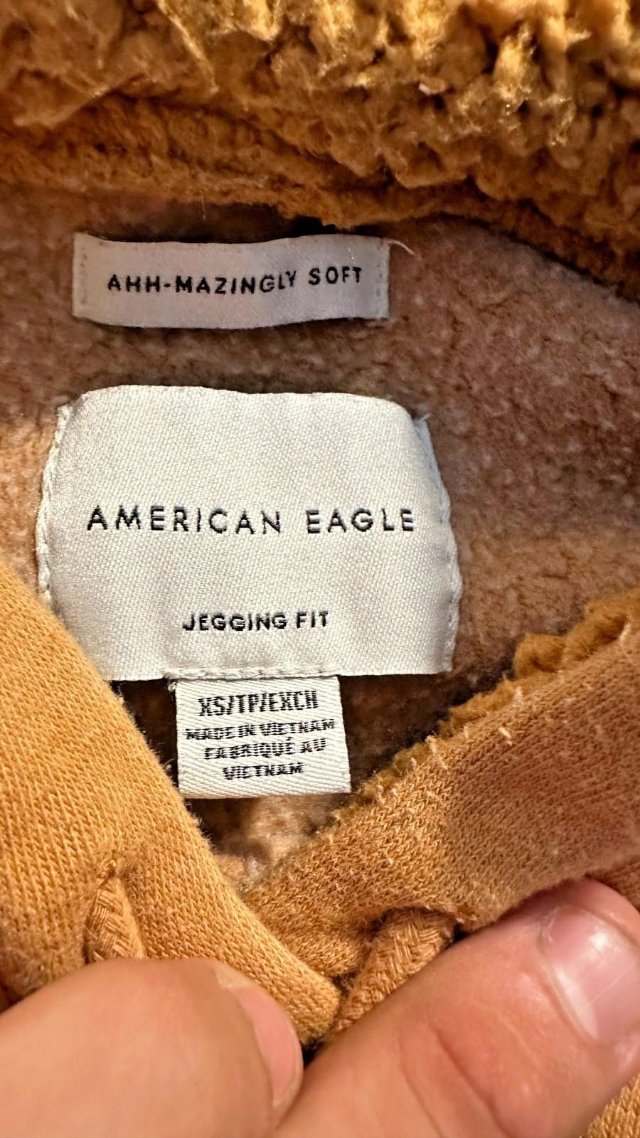 American Eagle Outfitters WOMANS SZ XS AMERICAN EAGLE BRAND JEGGING FIT HOODED Size XS / US 0-2 / IT 36-38 - 4 Thumbnail